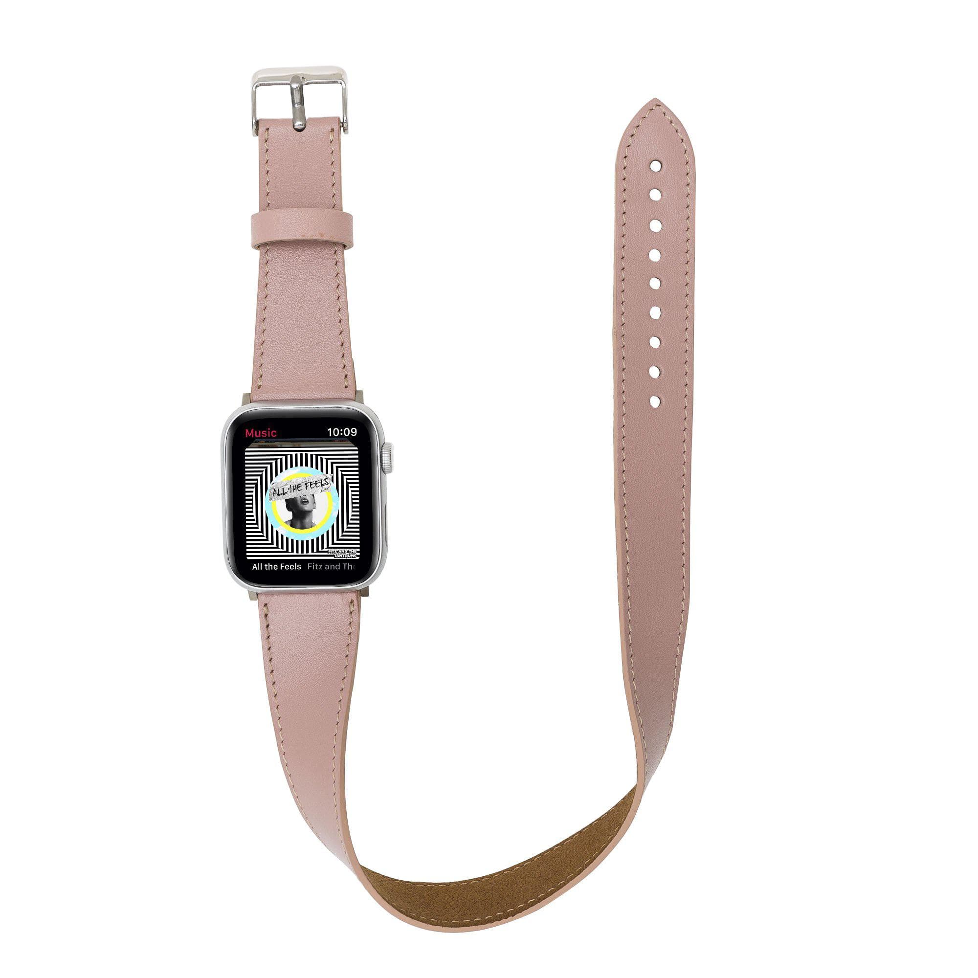 Leather Apple Watch Bands - DT Double Tour Style Bouletta
