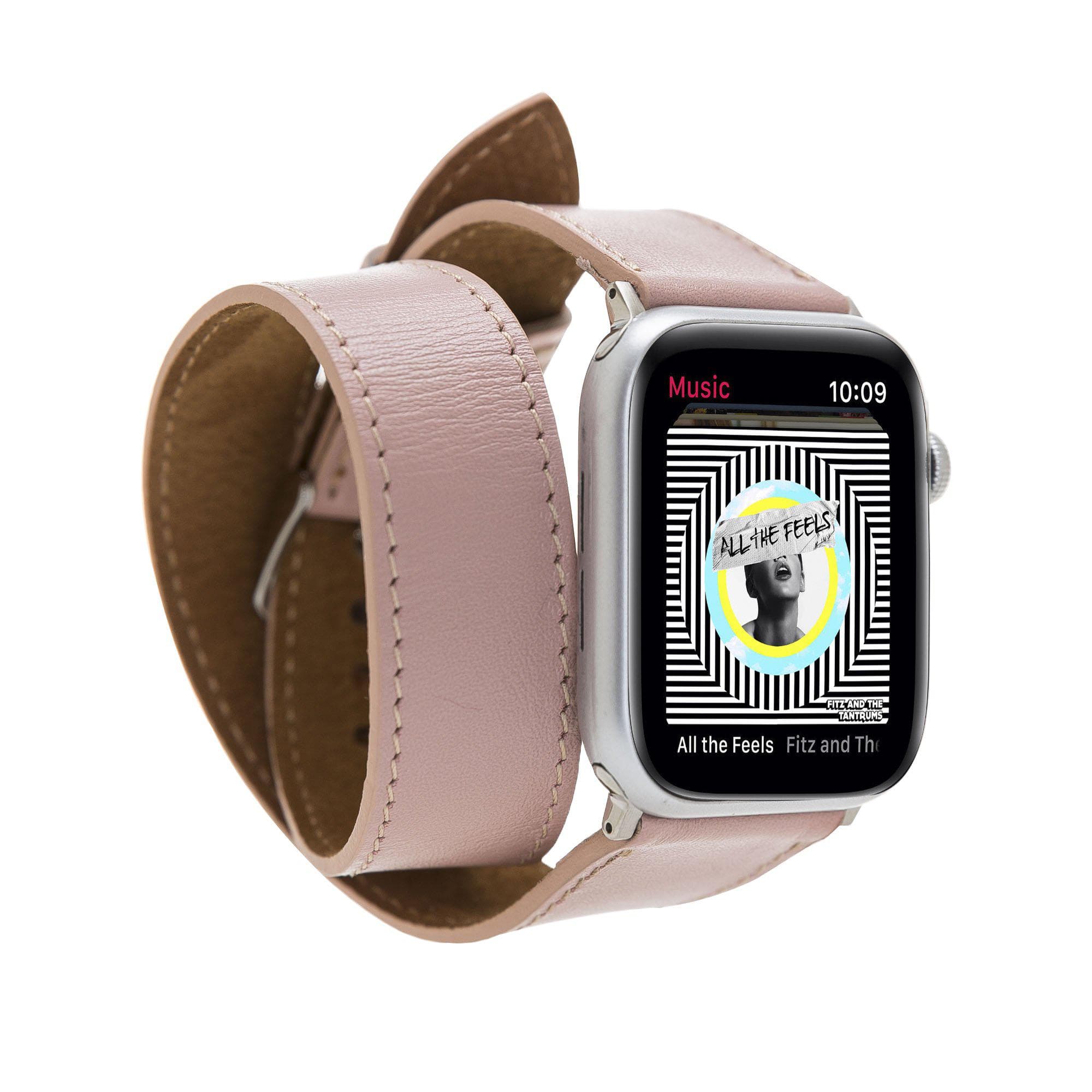 Leather Apple Watch Bands - DT Double Tour Style NU2 Bouletta