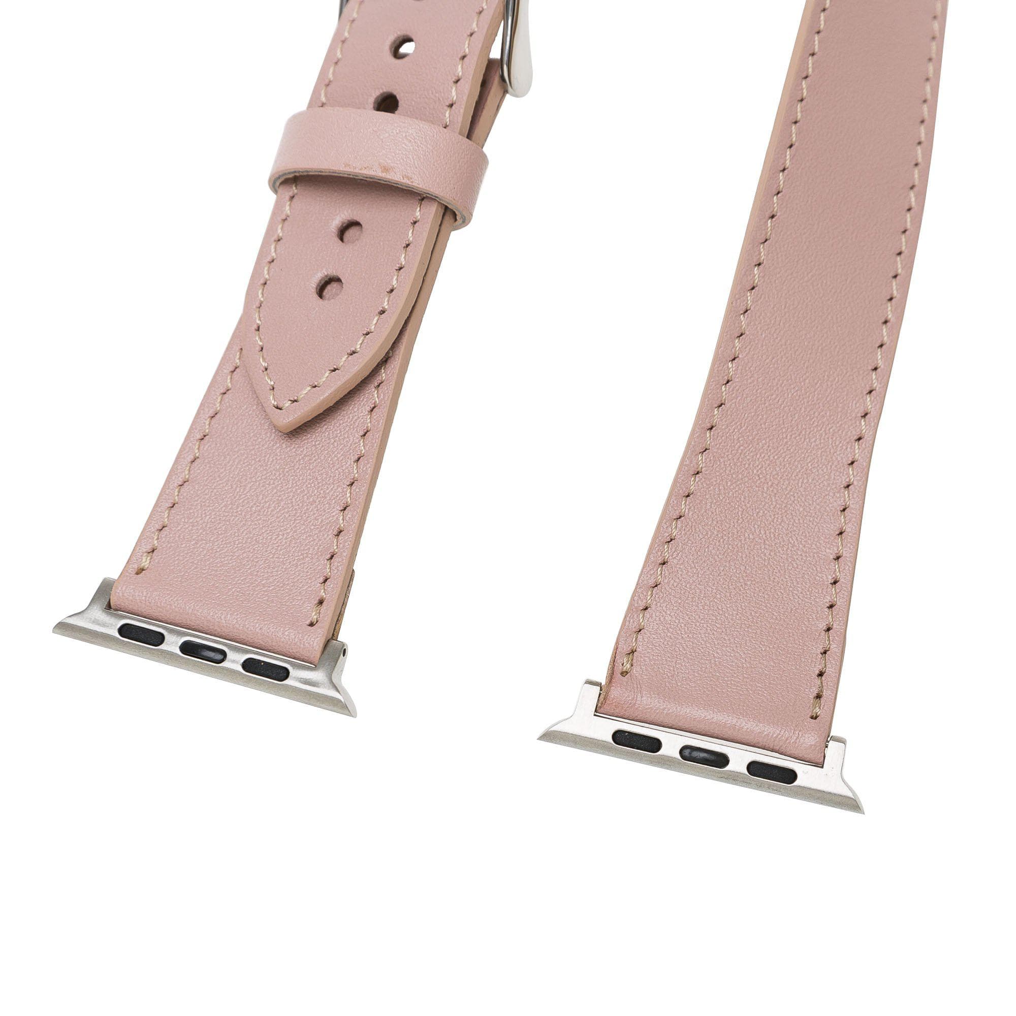 Leather Apple Watch Bands - DT Double Tour Style Bouletta