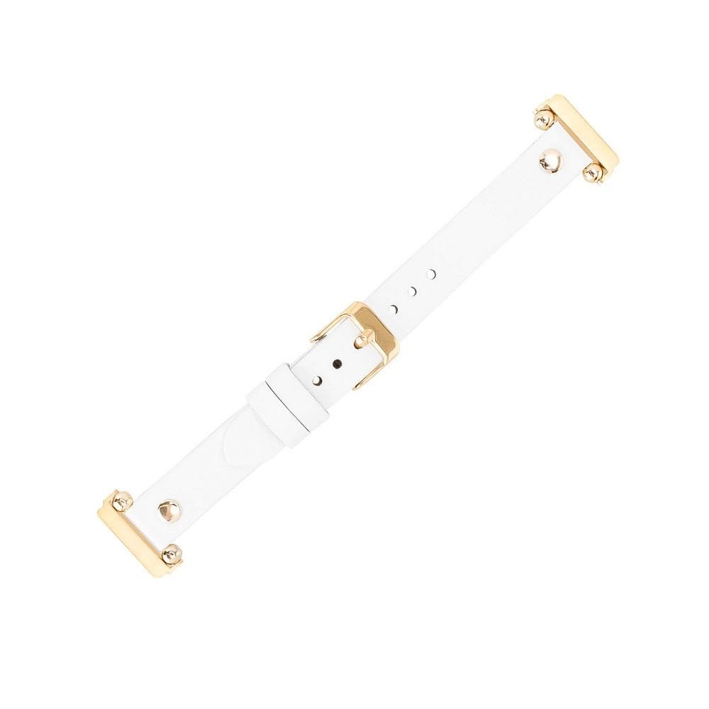 Leather Apple Watch Bands - Ferro Gold Trok Style Bouletta