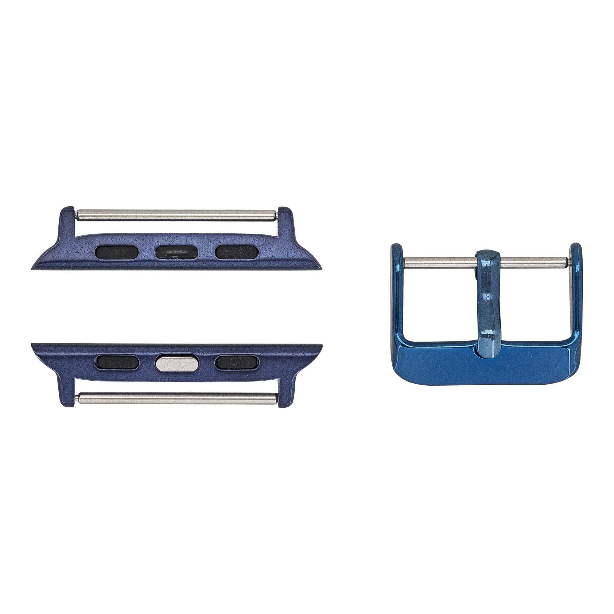 Leather Apple Watch Bands - Ferro Gold Trok Style Bouletta