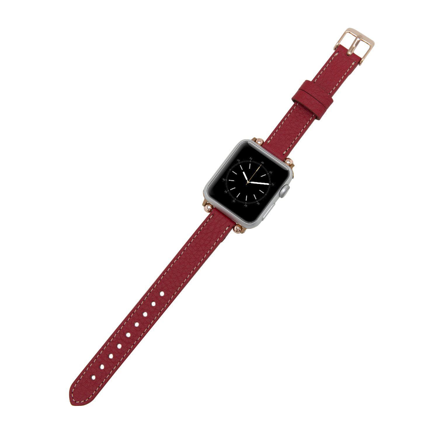 Leather Apple Watch Bands - Ferro Seamy Style Bouletta