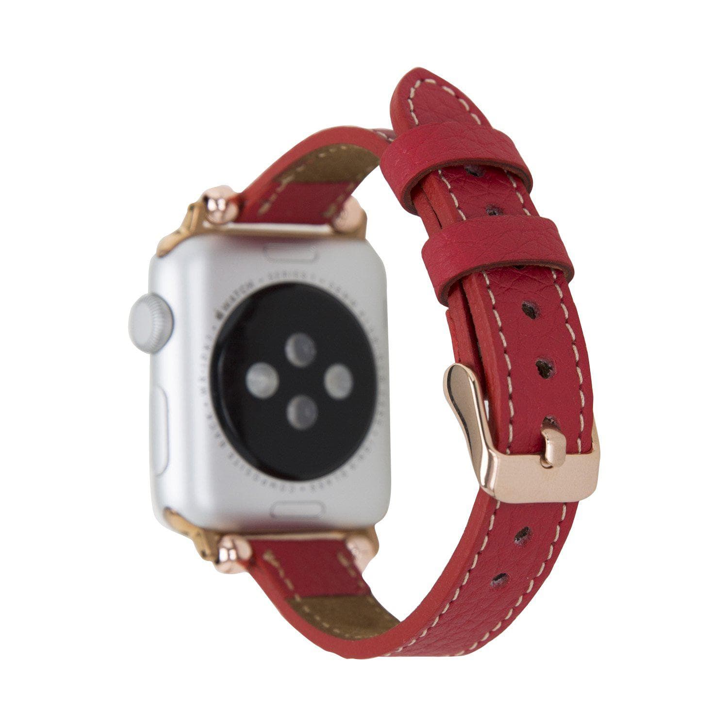Leather Apple Watch Bands - Ferro Seamy Style Bouletta