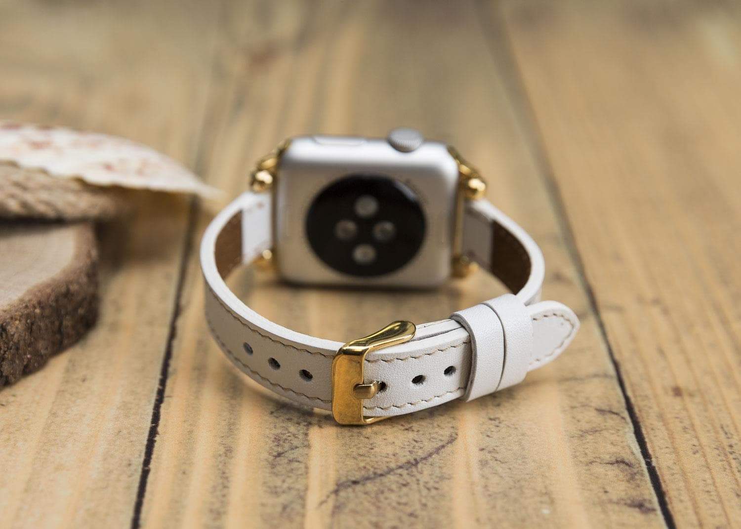 Leather Apple Watch Bands - Ferro Seamy Style Bouletta