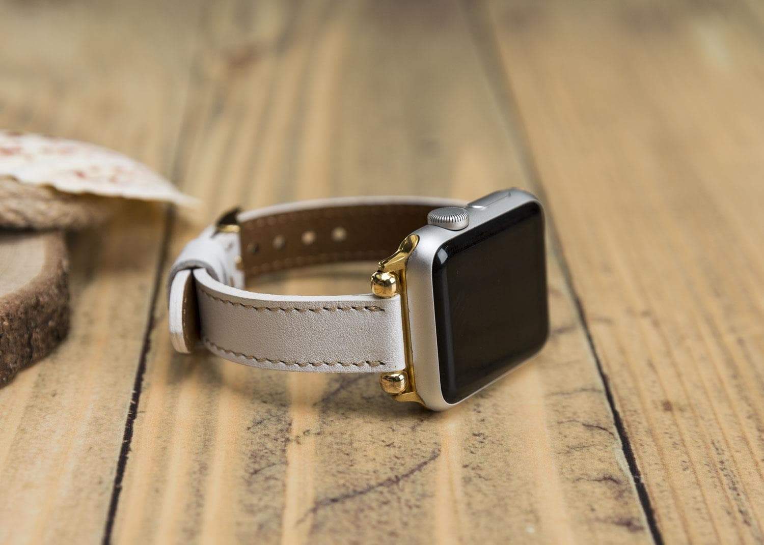 Leather Apple Watch Bands - Ferro Seamy Style Bouletta