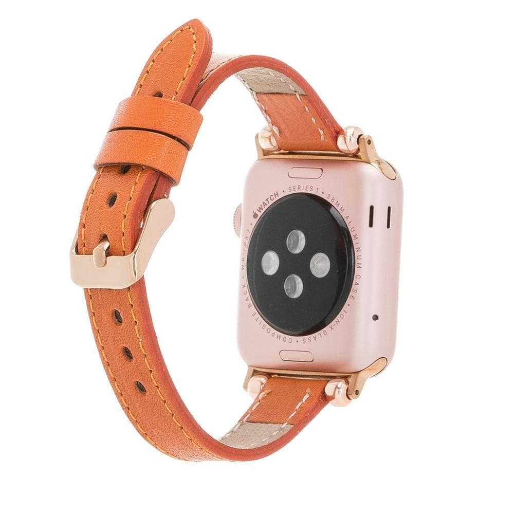 Leather Apple Watch Bands - Ferro Seamy Style Bouletta