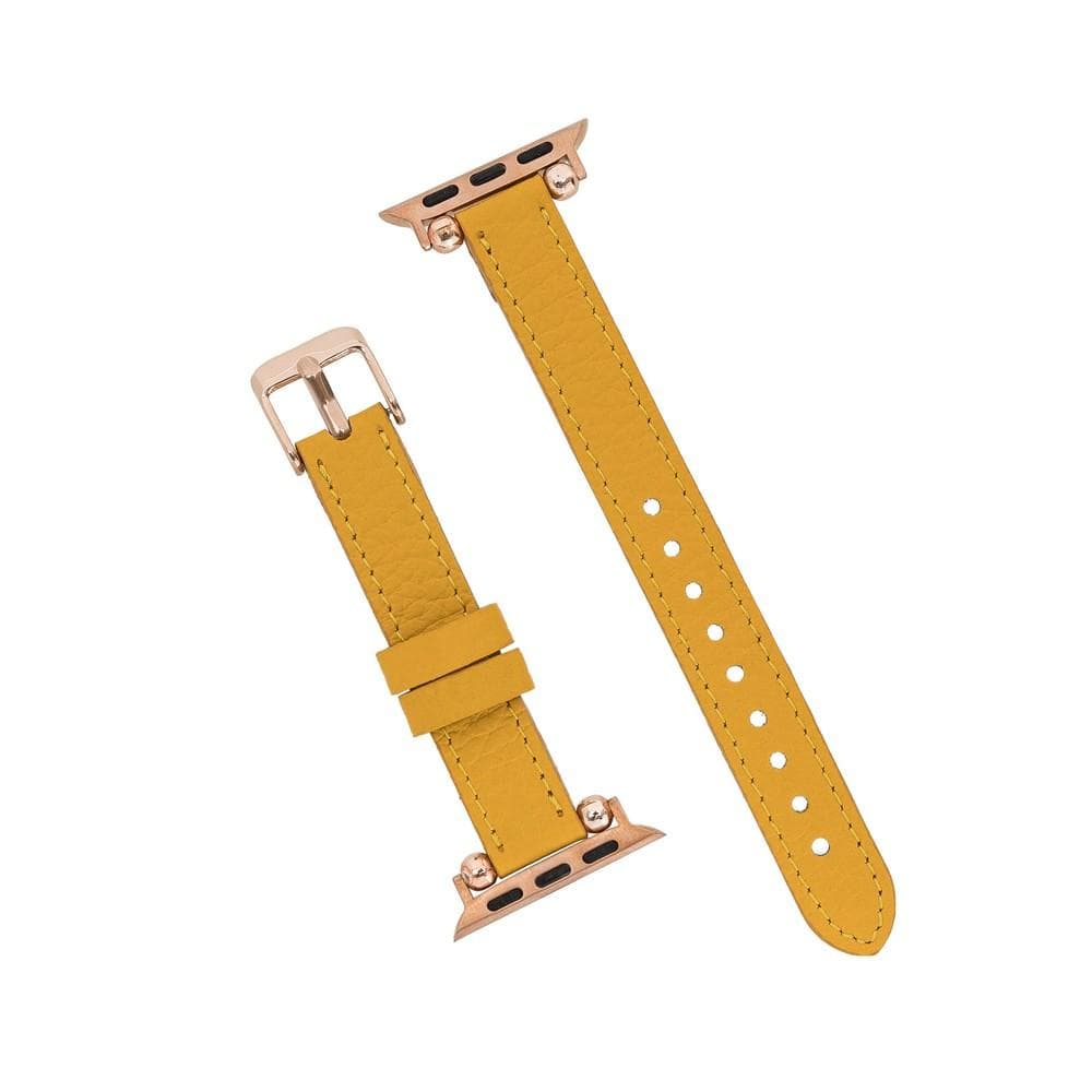 Leather Apple Watch Bands - Ferro Seamy Style Bouletta