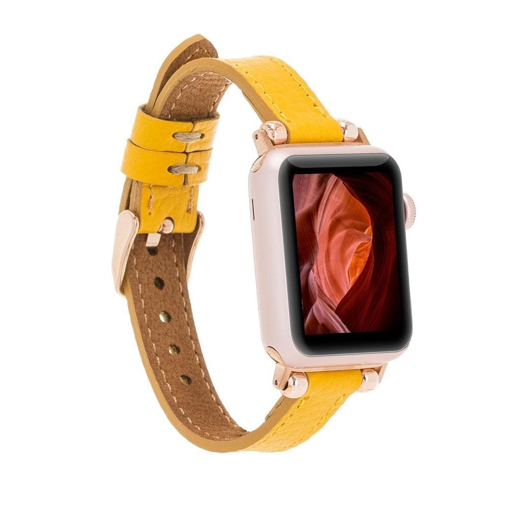 Leather Apple Watch Bands - Ferro Seamy Style FL12 Bouletta