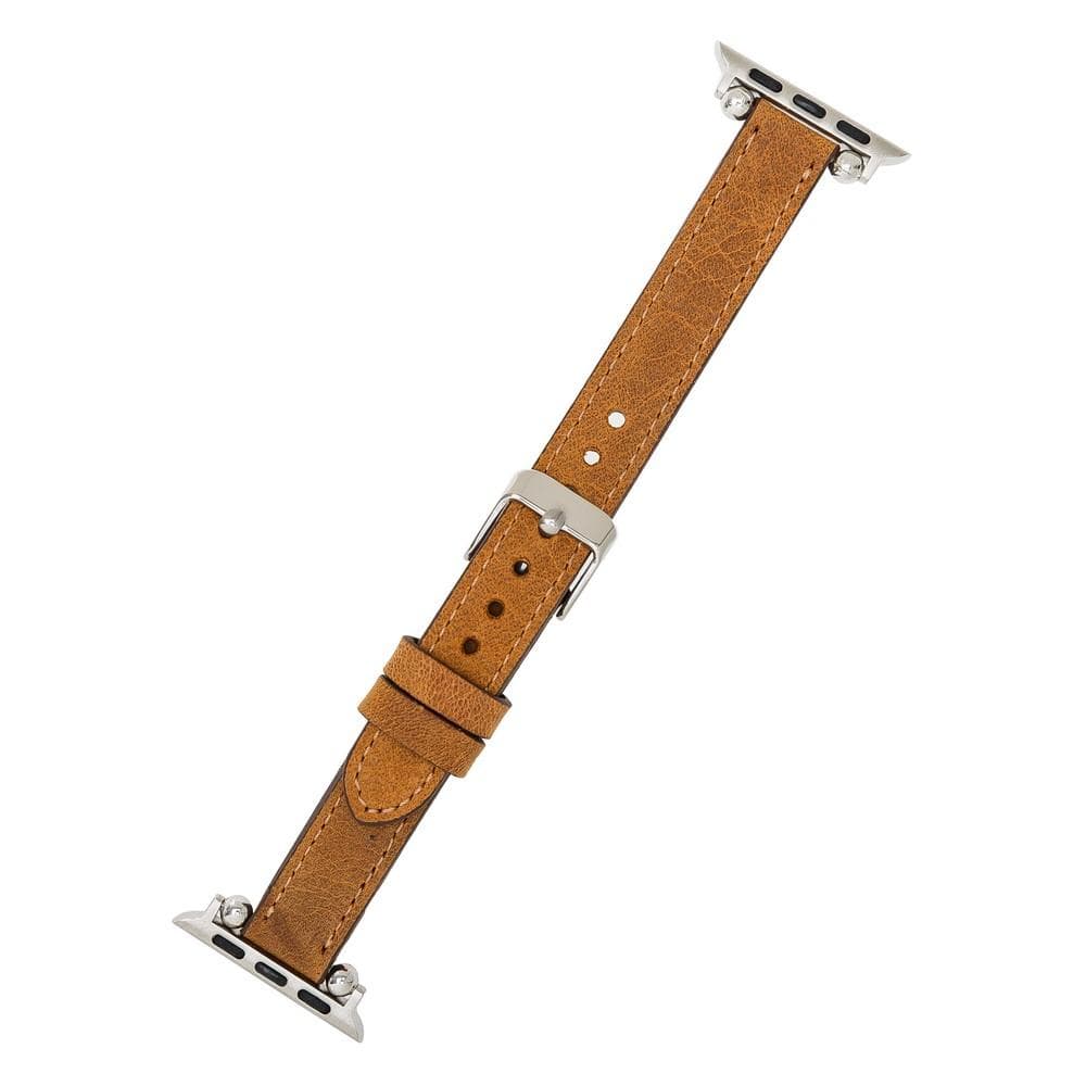 Leather Apple Watch Bands - Ferro Seamy Style Bouletta