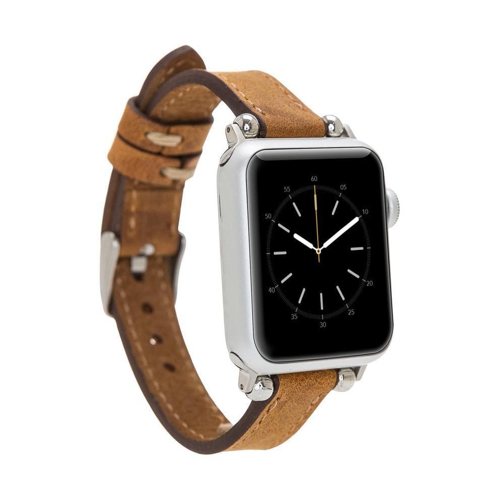 Leather Apple Watch Bands - Ferro Seamy Style G19 Bouletta