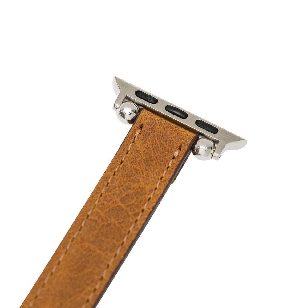 Leather Apple Watch Bands - Ferro Seamy Style Bouletta