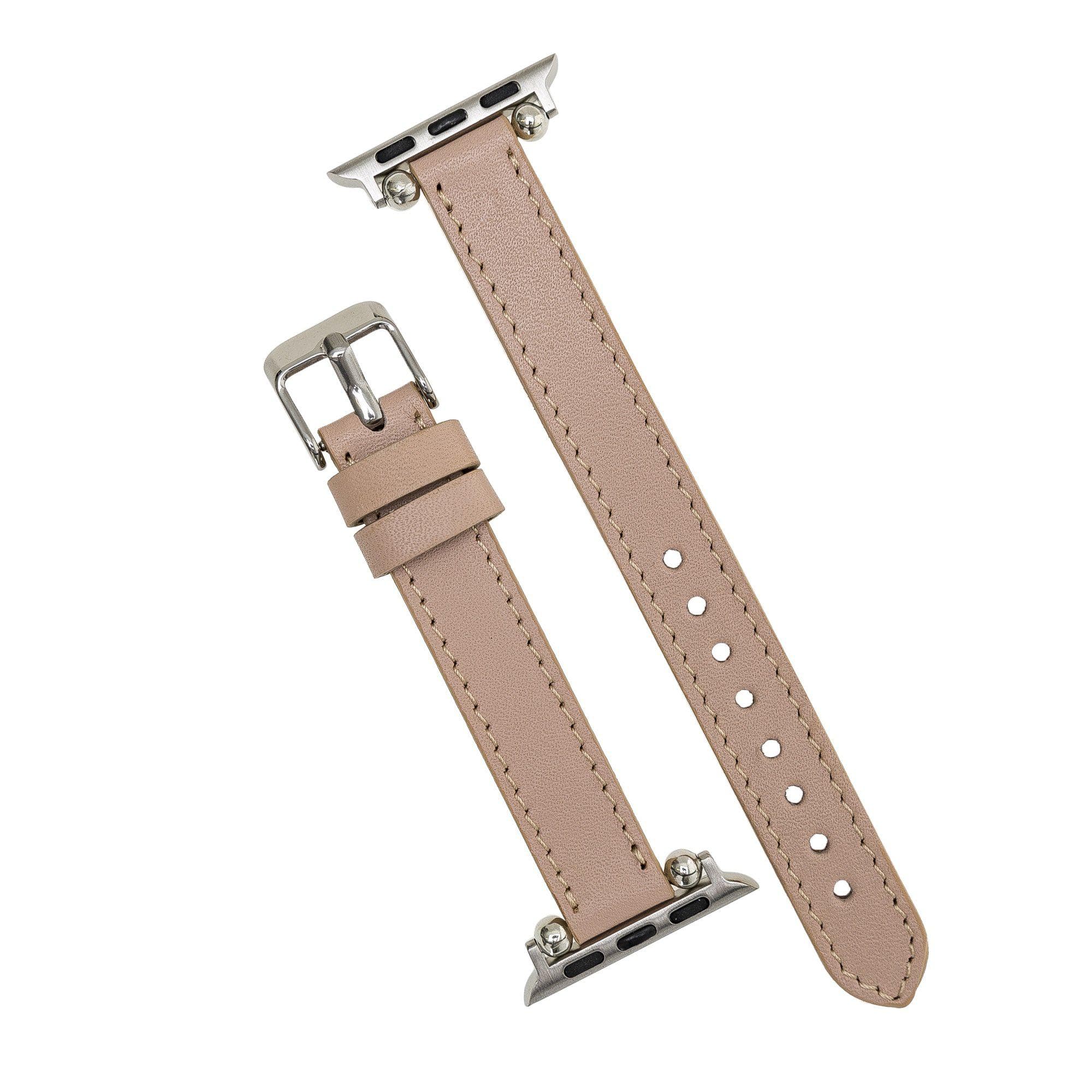 Leather Apple Watch Bands - Ferro Seamy Style Bouletta