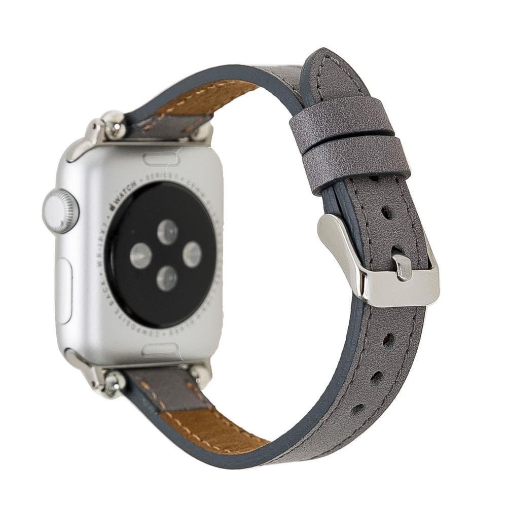 Leather Apple Watch Bands - Ferro Seamy Style Bouletta