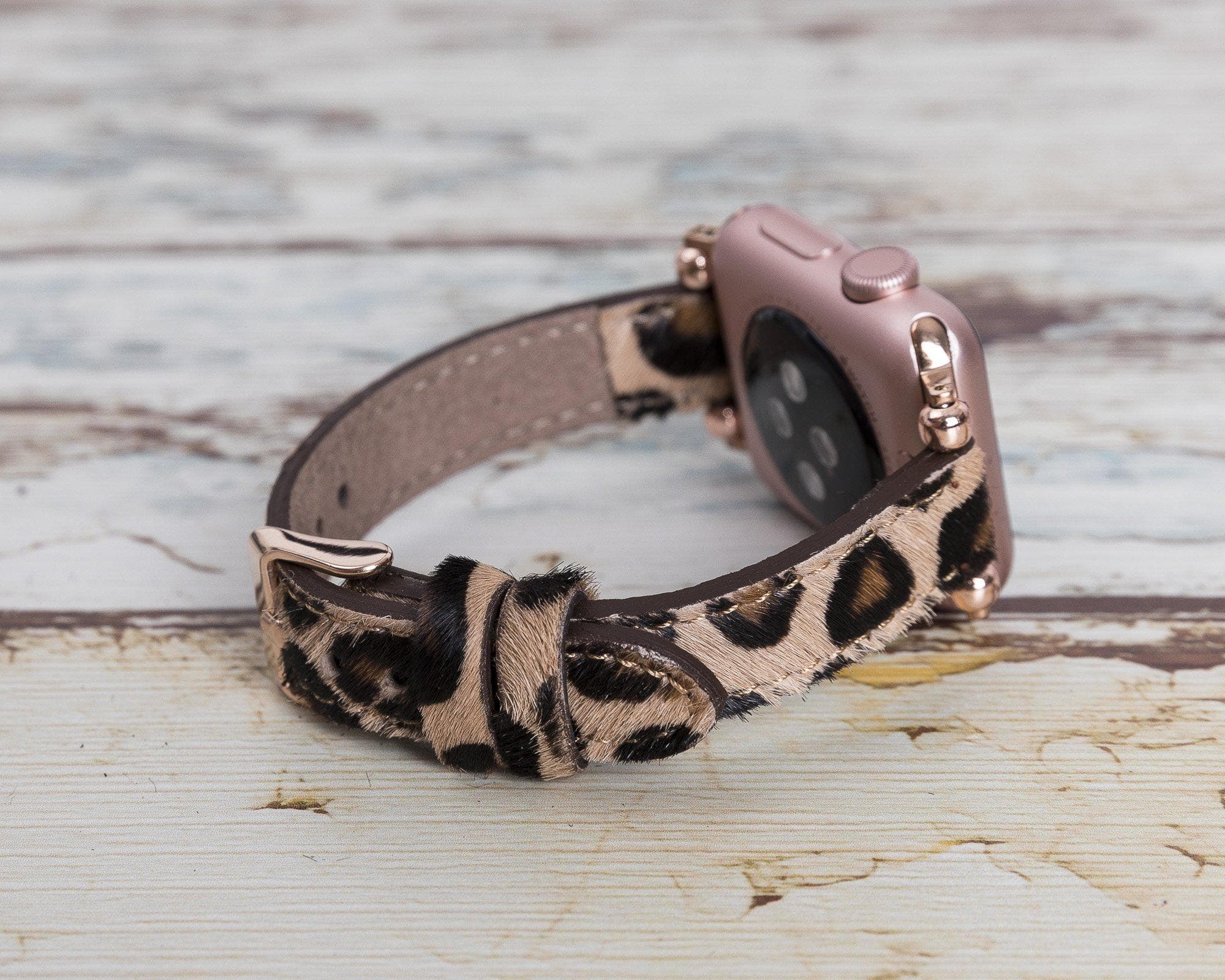 Leather Apple Watch Bands - Ferro Seamy Style Bouletta