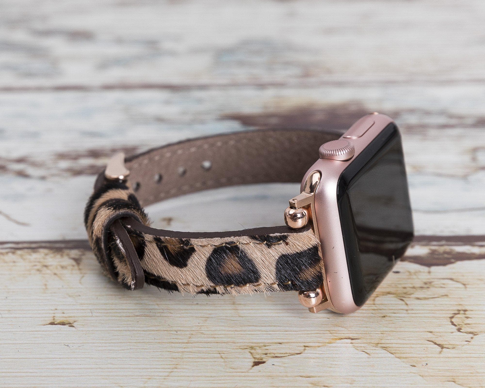 Leather Apple Watch Bands - Ferro Seamy Style Bouletta