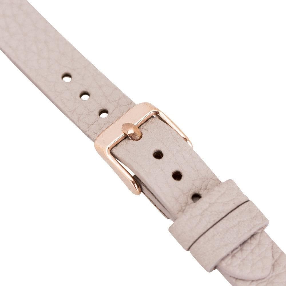 Leather Fitbit Watch Bands - Ferro Rose Trok Style Bouletta