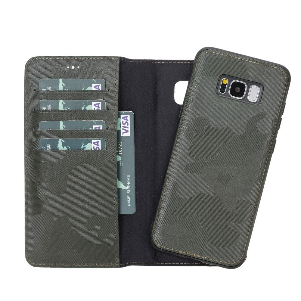 B2B - Samsung Galaxy S8 Plus Leather Case | Detachable Wallet KFGRN Bouletta B2B
