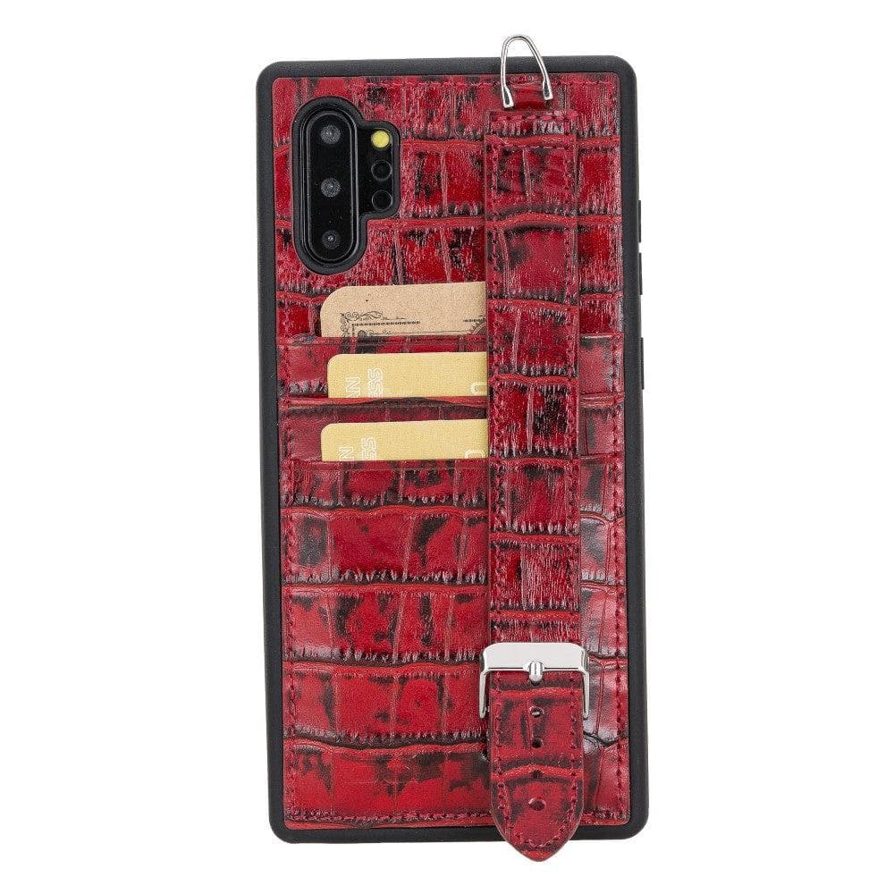 Bouletta Note 10 Series Flex Cover With Hand Strap Note 10 Plus / Croco Red / Leather Bouletta LTD