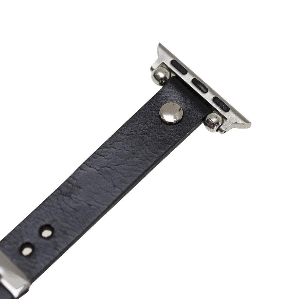 Clitheroe Ferro Apple Watch Leather Strap Bouletta