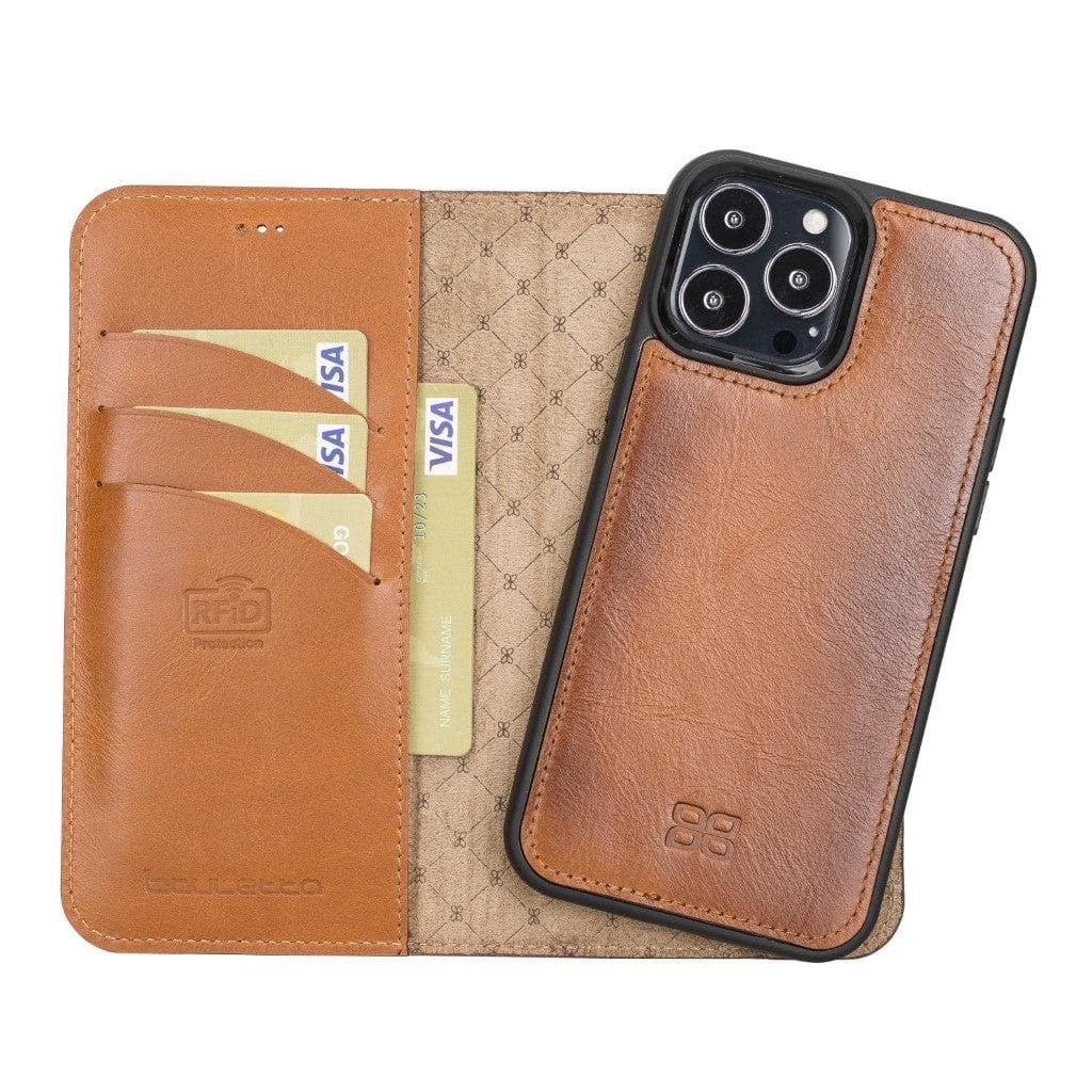 Detachable Leather Wallet Case for Apple iPhone 13 Series Bouletta LTD