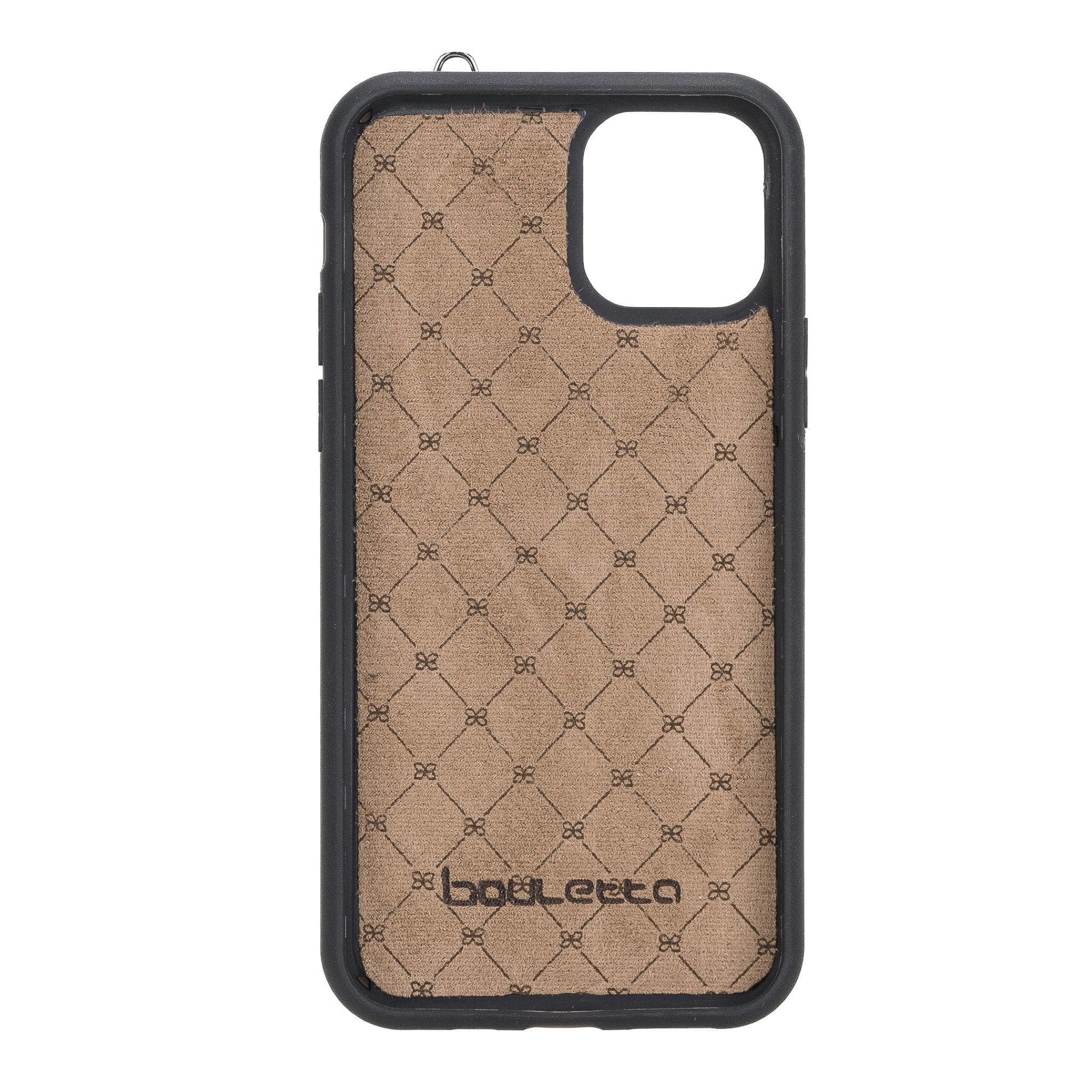 Flexible Leather Back Cover with Hand Strap for iPhone 11 Series Bouletta LTD