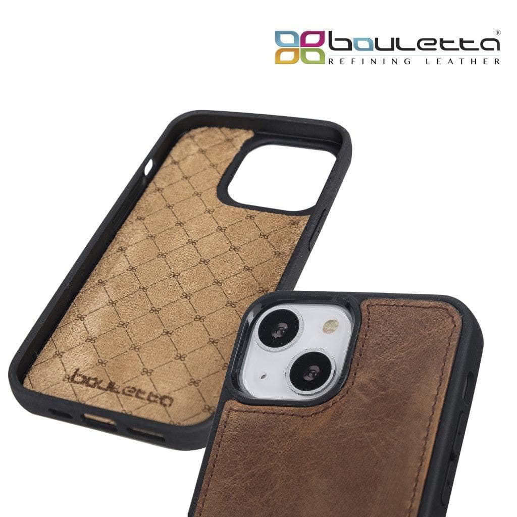 Apple iPhone 13 Series Leather Case with Flexible Back Cover Bouletta LTD