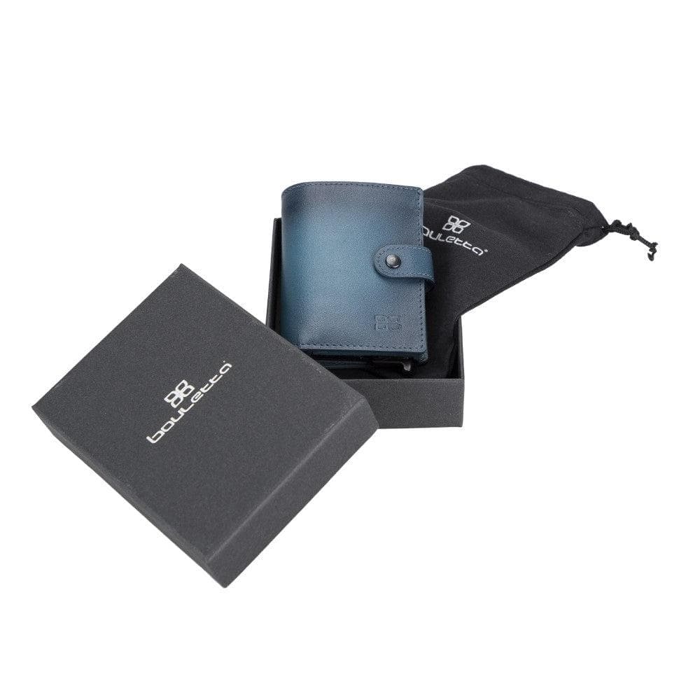 Leather Palertag Zip Mechanical Card Holder Bouletta B2B