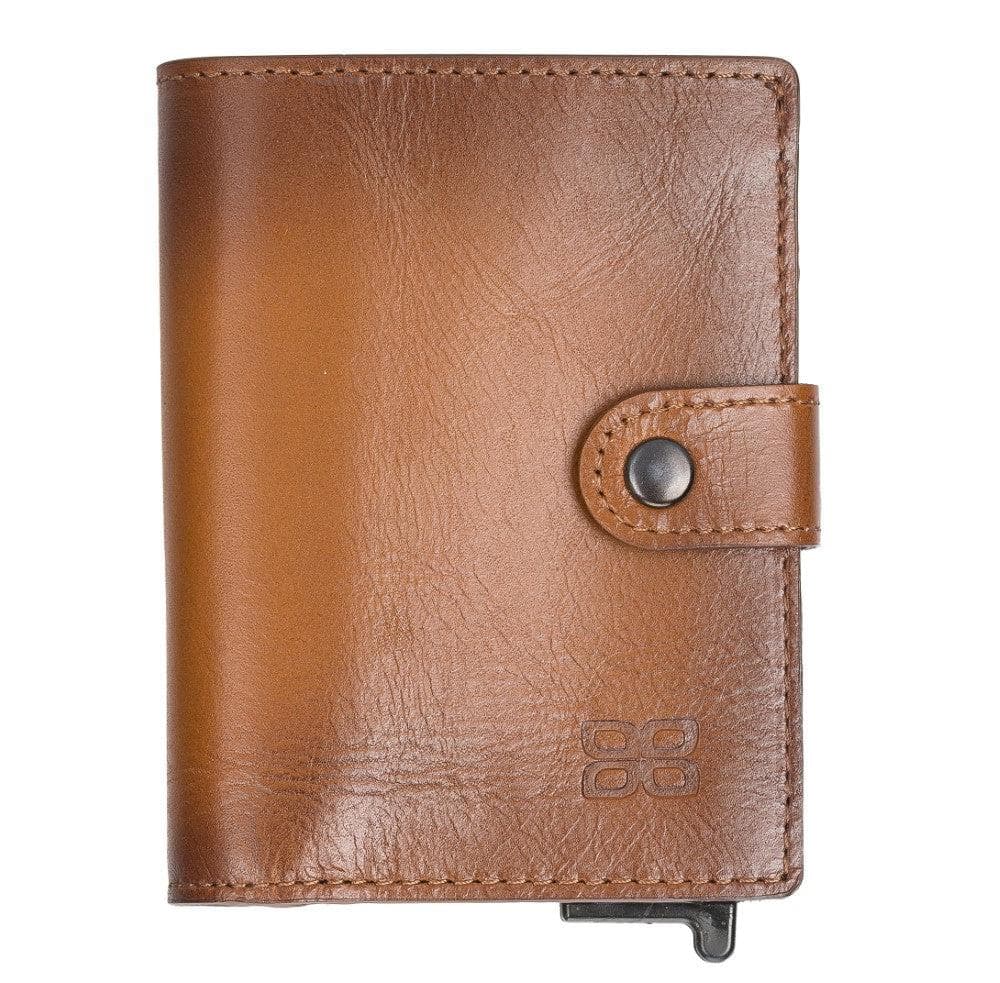 Leather Palertag Zip Mechanical Card Holder Bouletta B2B
