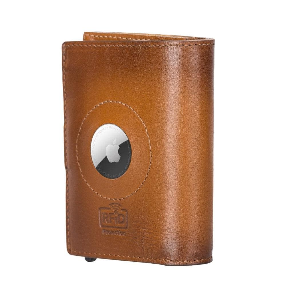 Leather Palertag Zip Mechanical Card Holder Bouletta B2B