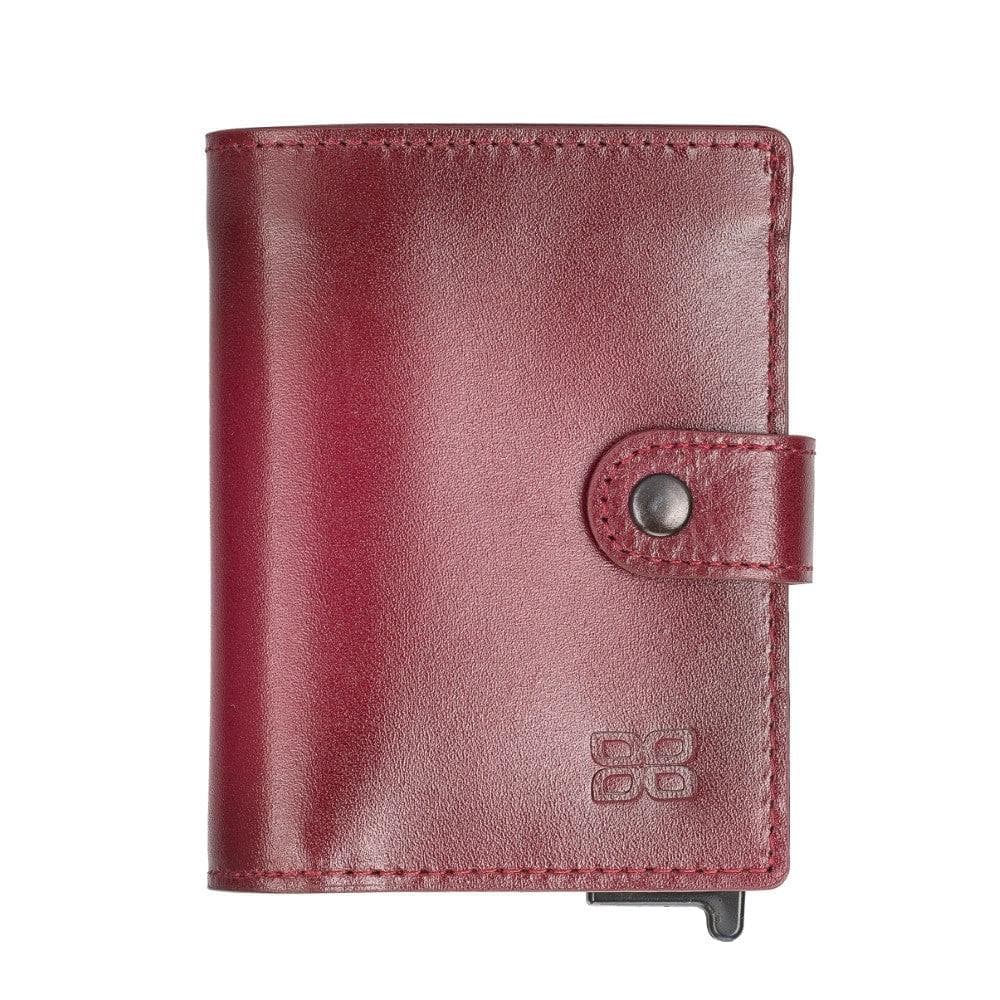 Leather Palertag Zip Mechanical Card Holder Bouletta B2B