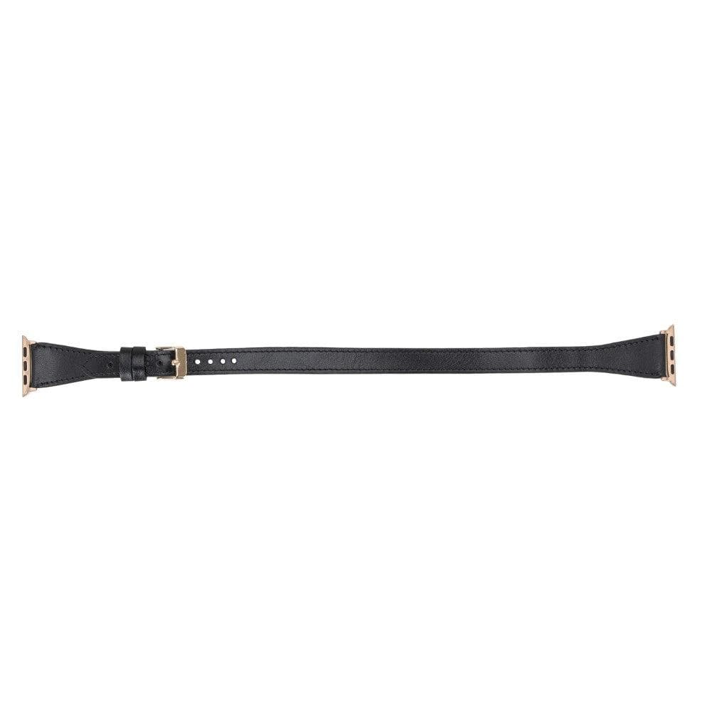 Leeds Double Tour Slim Apple Leather Watch Strap Bouletta