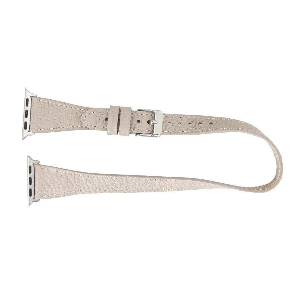 Leeds Double Tour Slim Apple Leather Watch Strap Bouletta