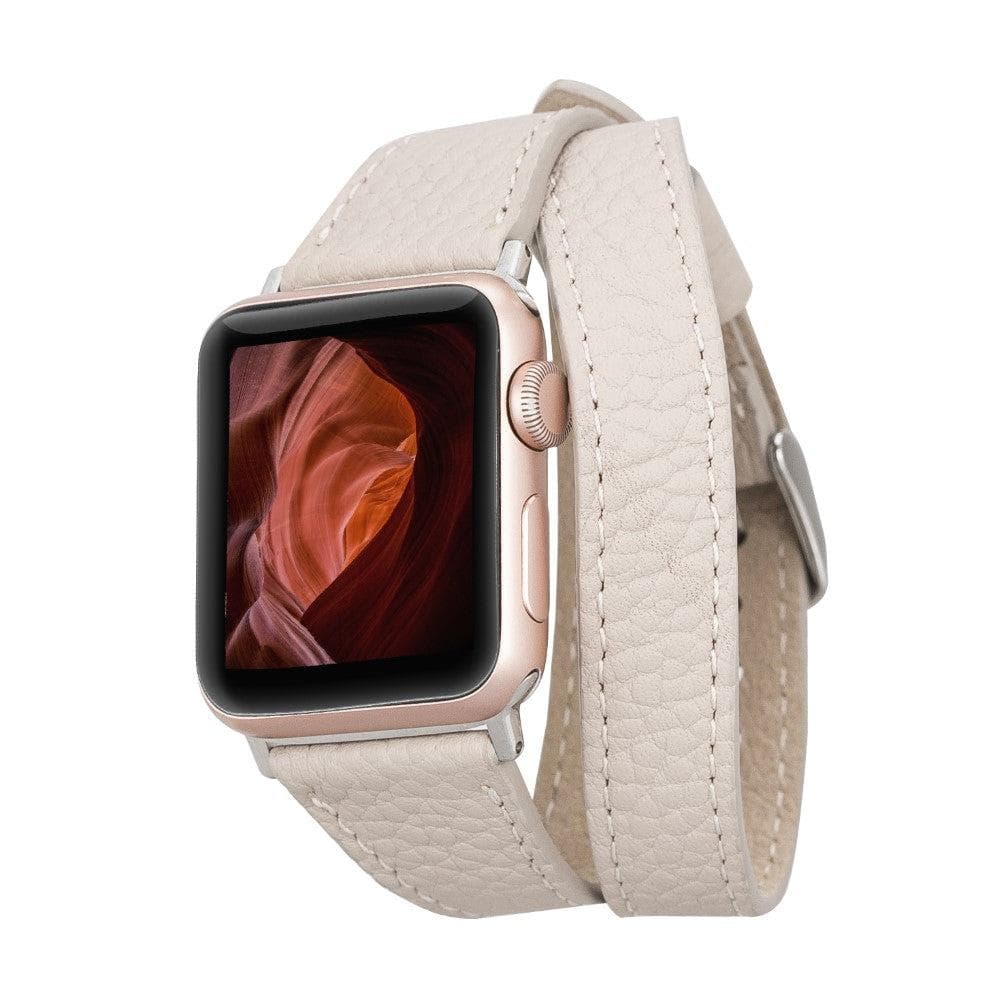 Leeds Double Tour Slim Apple Leather Watch Strap ERC3 Bouletta