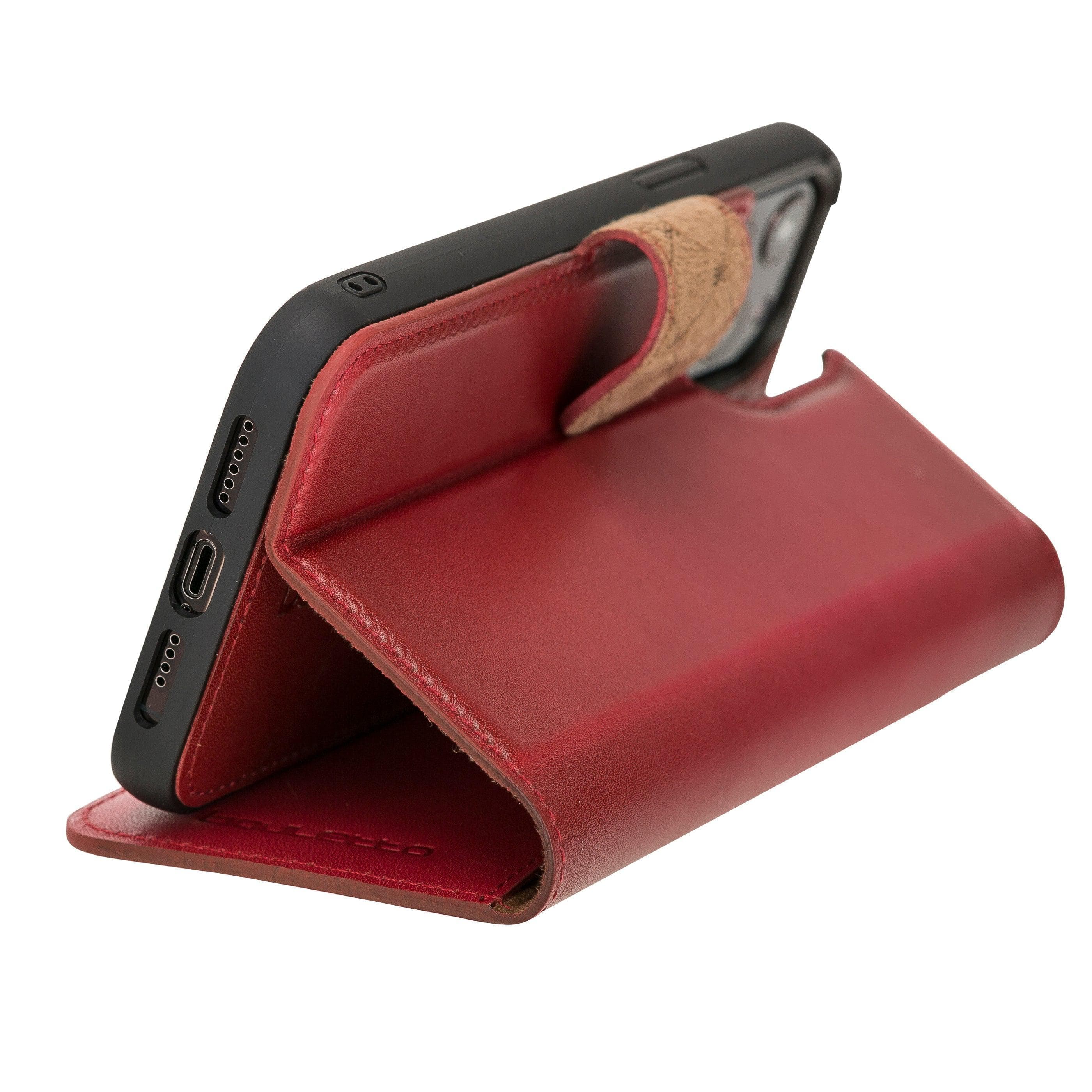 Detachable Leather Wallet Cases for Apple iPhone 12 Series Bouletta LTD