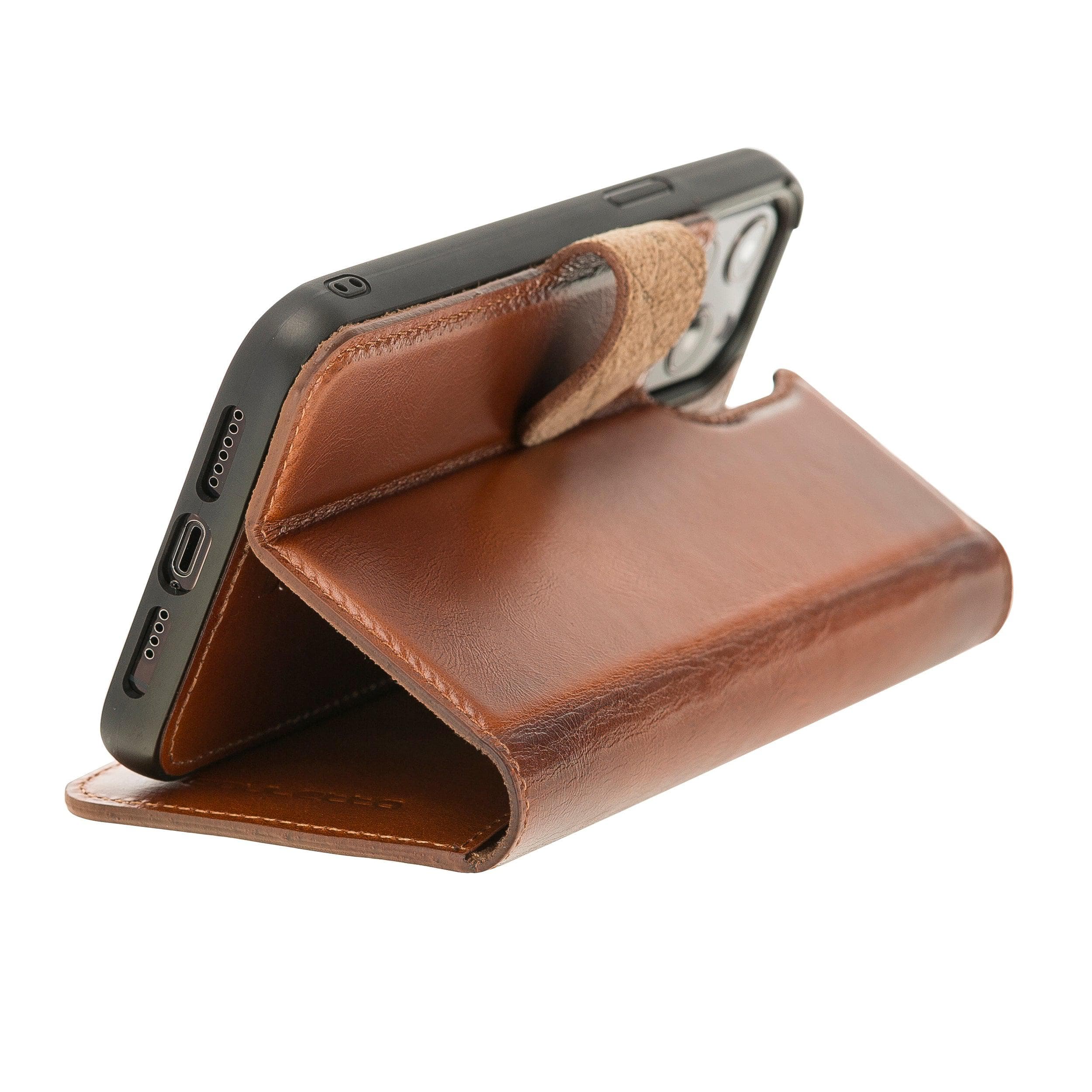 Detachable Leather Wallet Cases for Apple iPhone 12 Series Bouletta LTD