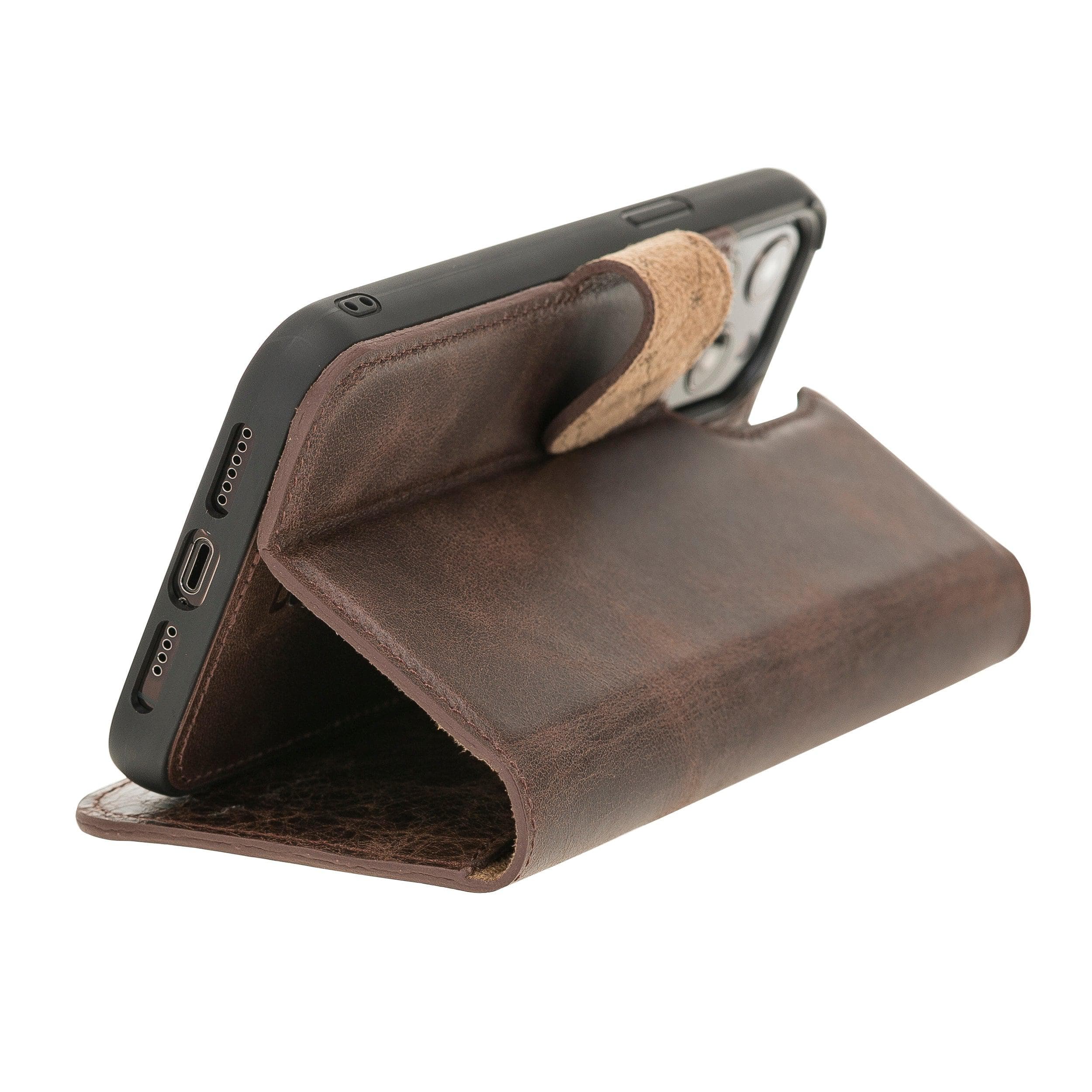 Detachable Leather Wallet Cases for Apple iPhone 12 Series Bouletta LTD