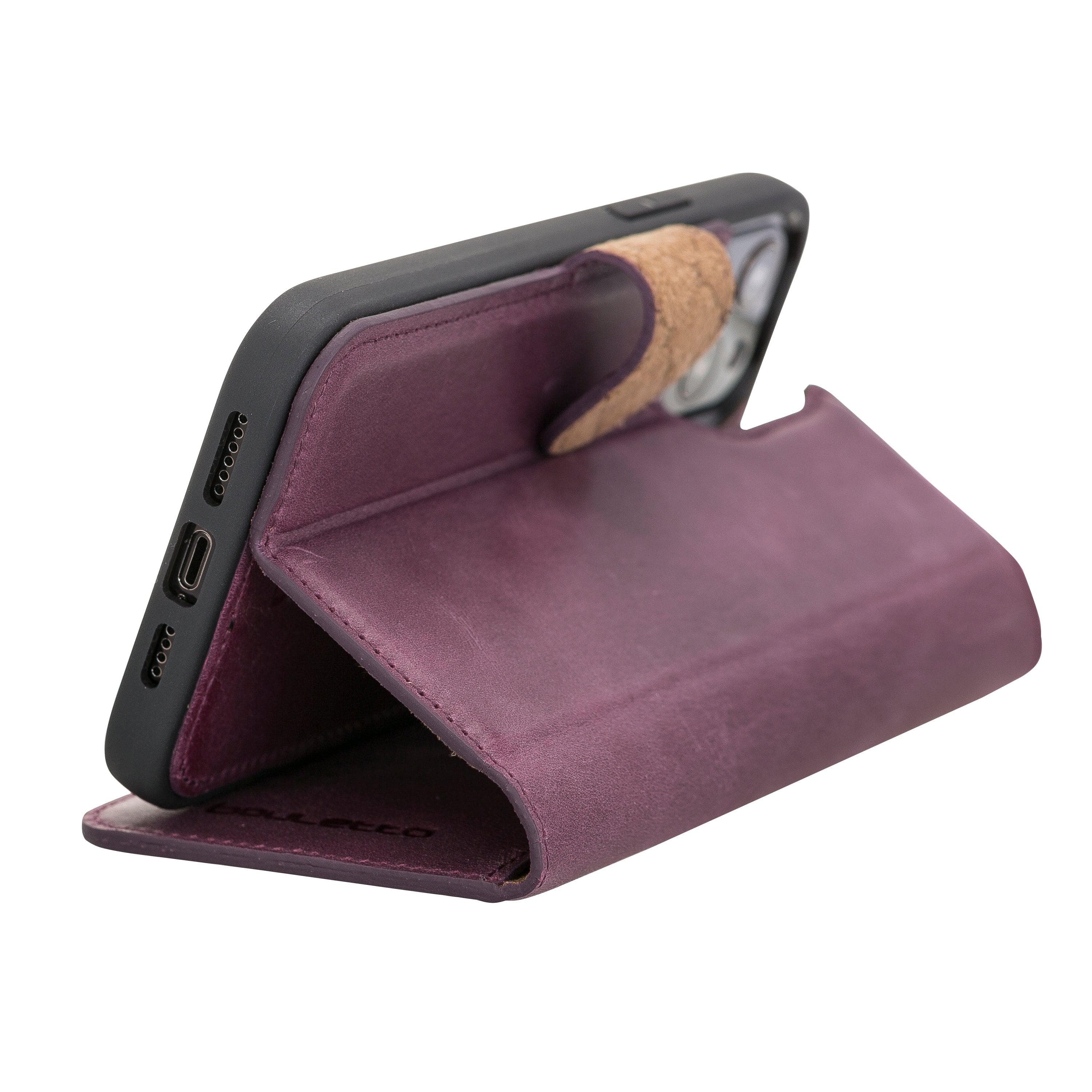 Detachable Leather Wallet Cases for Apple iPhone 12 Series Bouletta LTD