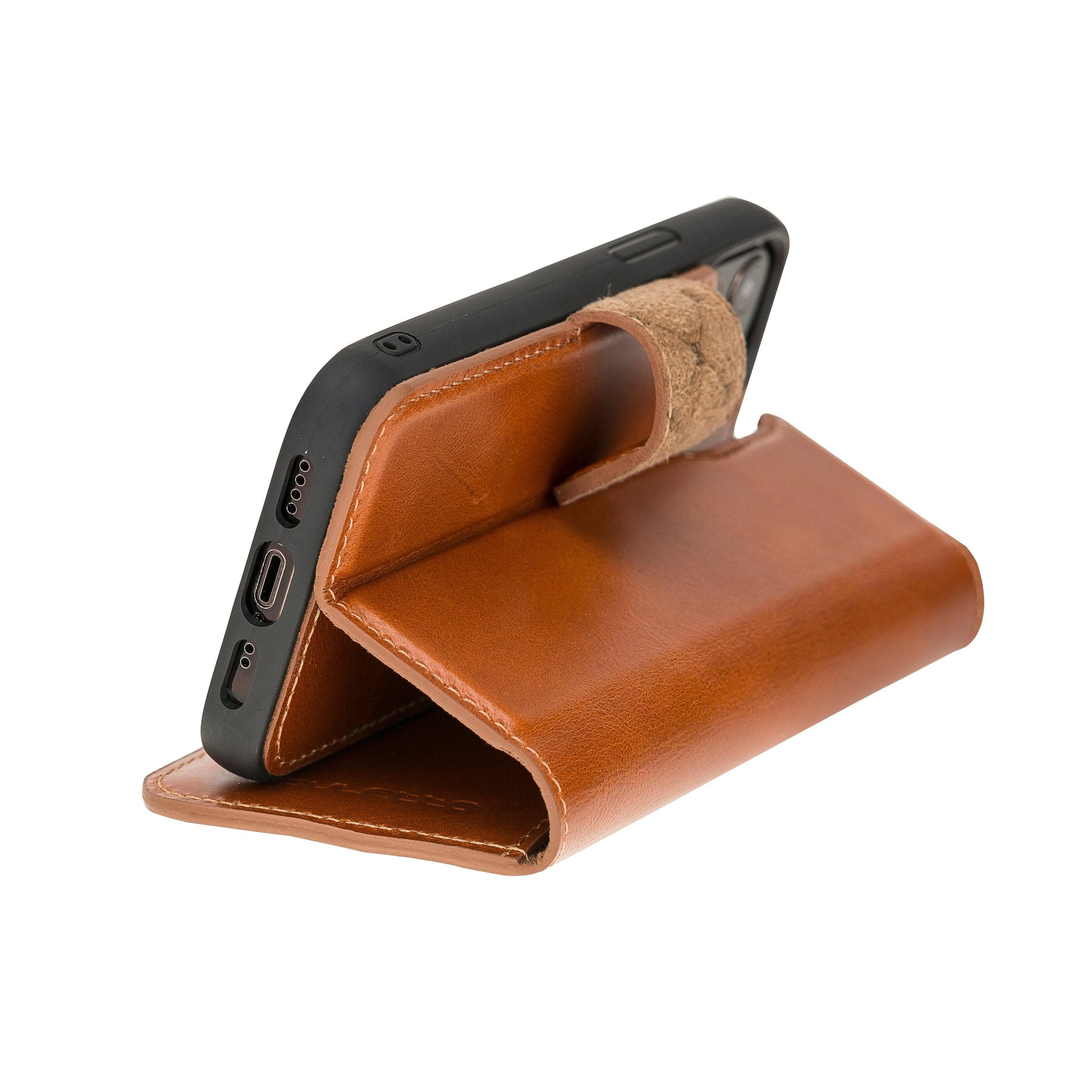 Detachable Leather Wallet Cases for Apple iPhone 12 Series Bouletta LTD