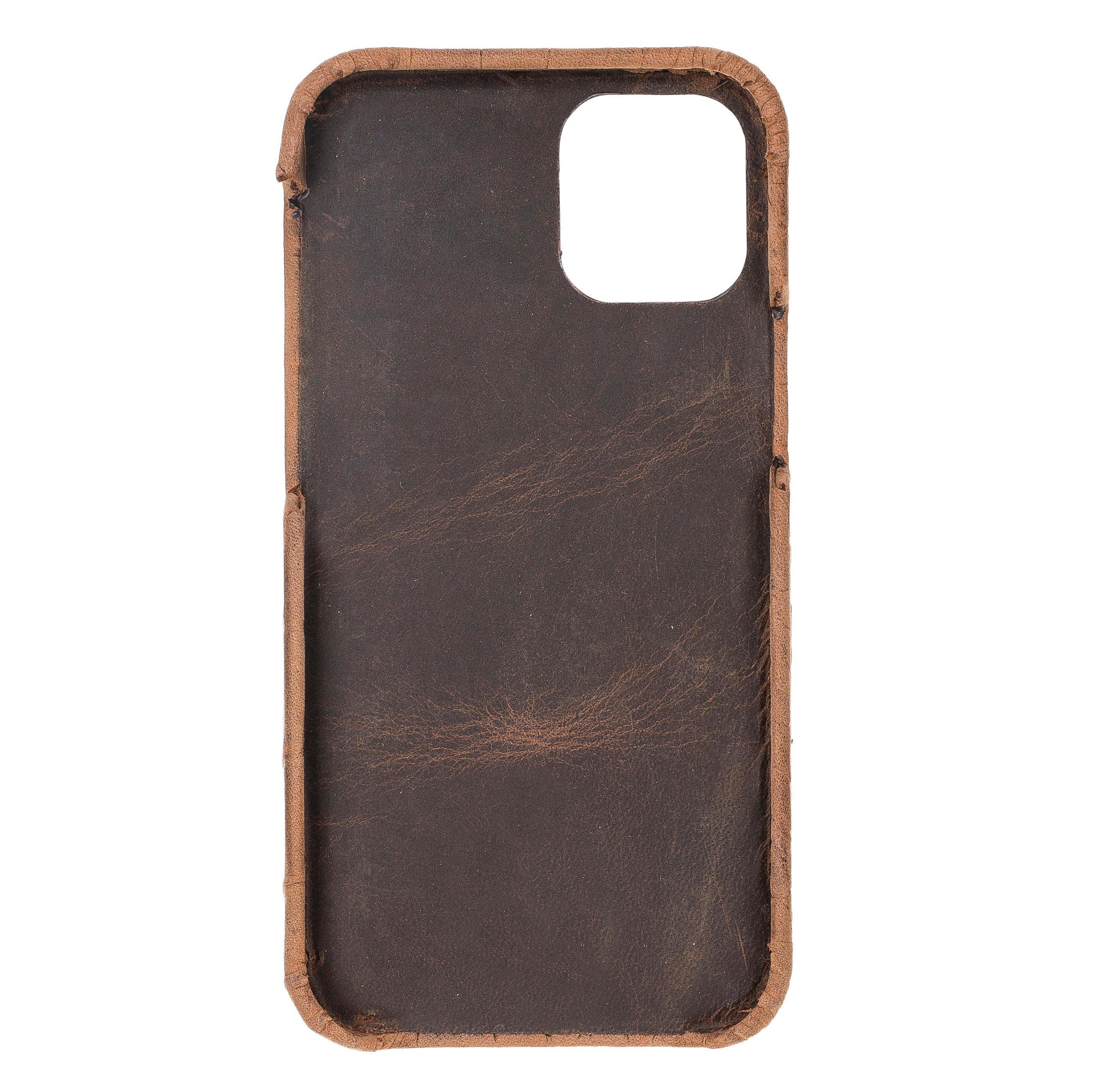 Fully Leather Back Cover for Apple iPhone 12 Series Bouletta LTD