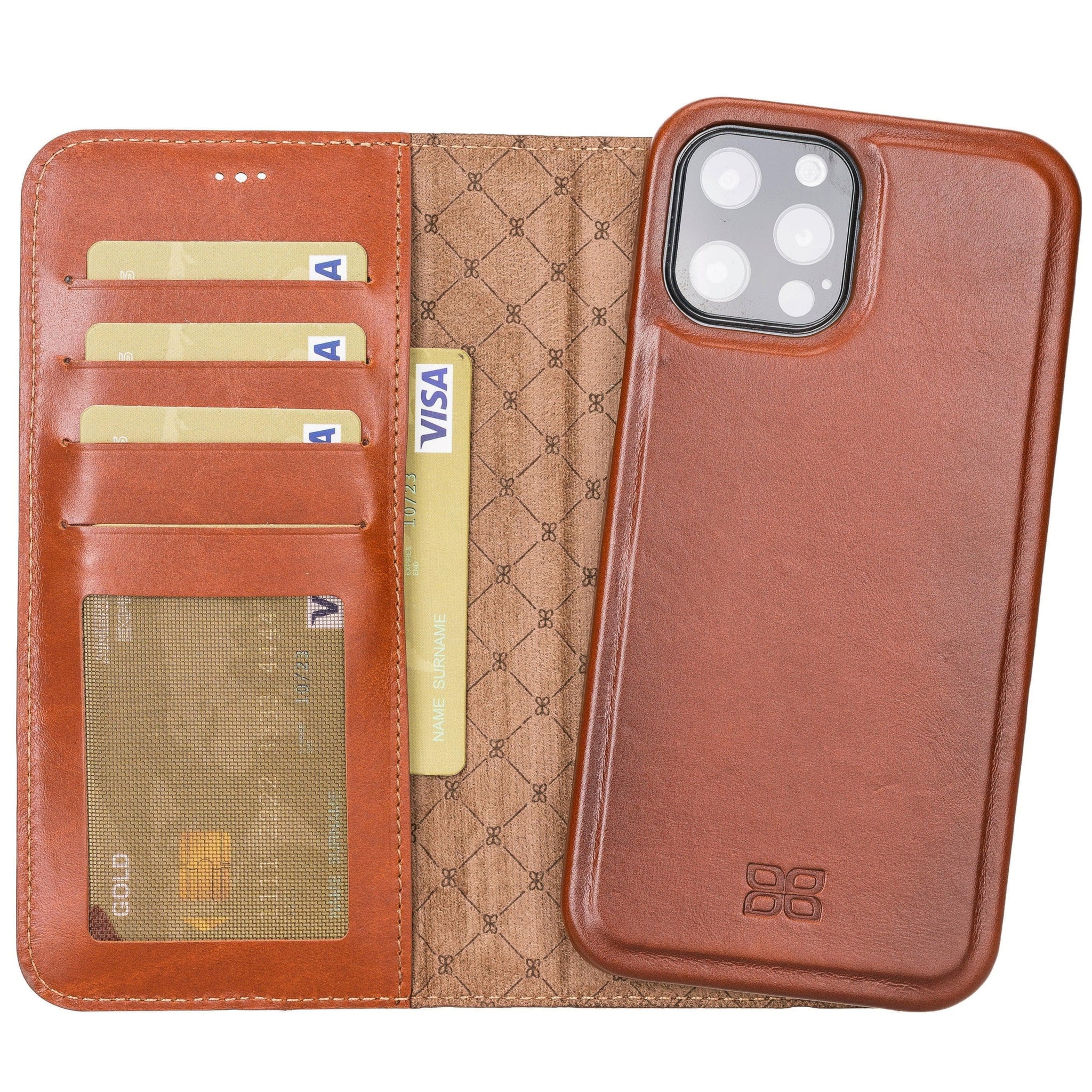 Toronata Leather iPhone 15 Wallet Case with MagSafe