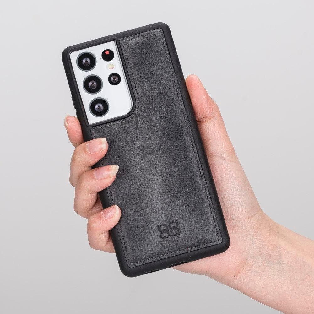 Flex Cover Back Leather Cases for Samsung Galaxy S21 Series Bouletta LTD