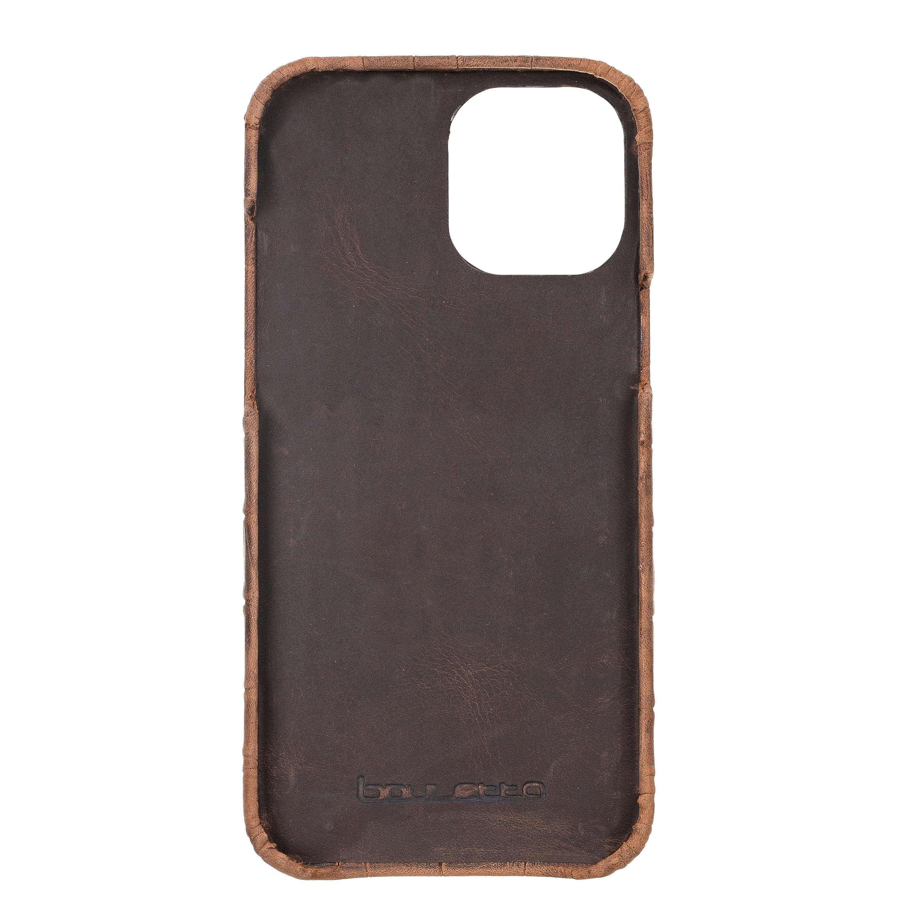 Fully Leather Back Cover for Apple iPhone 12 Series Bouletta LTD