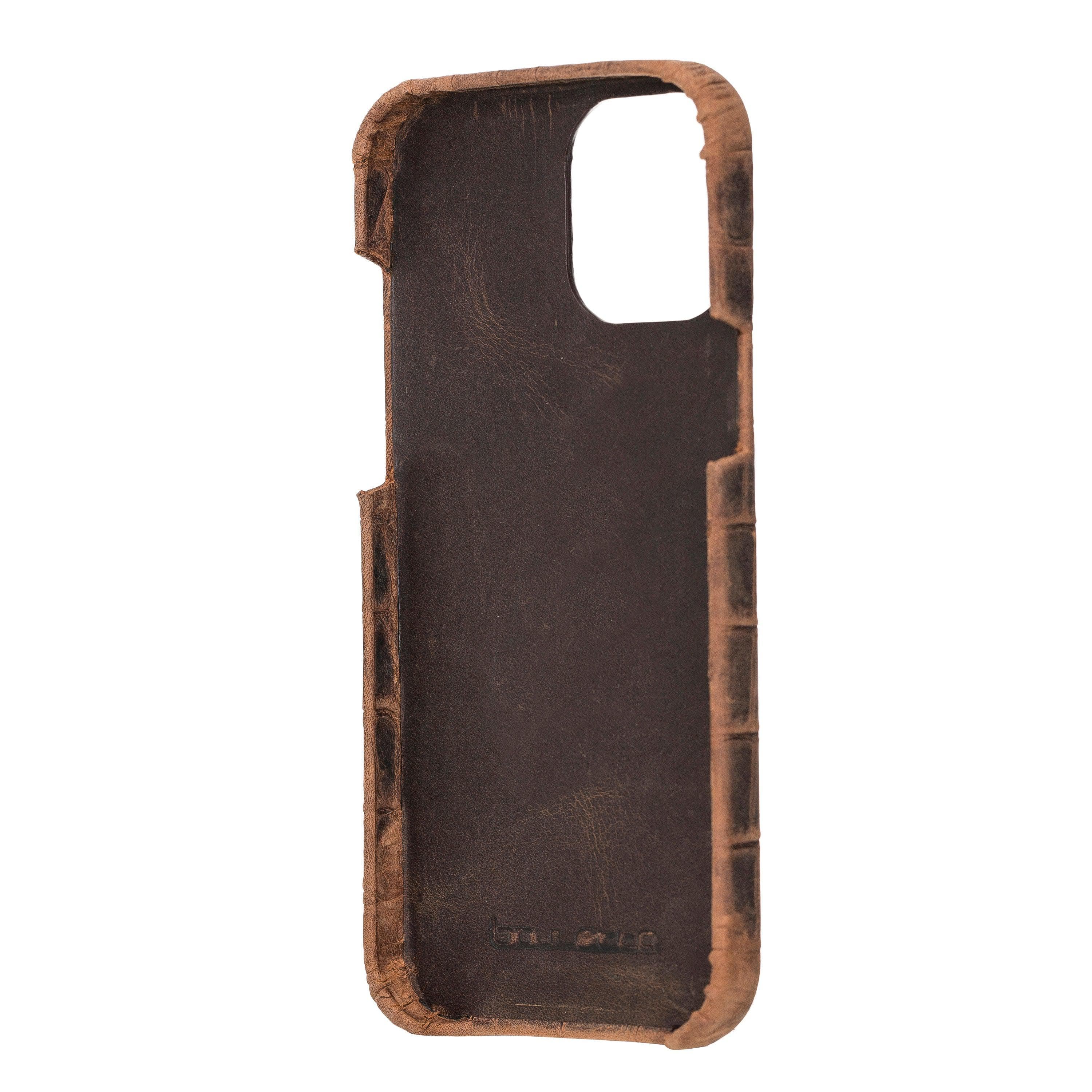 Fully Leather Back Cover for Apple iPhone 12 Series Bouletta LTD