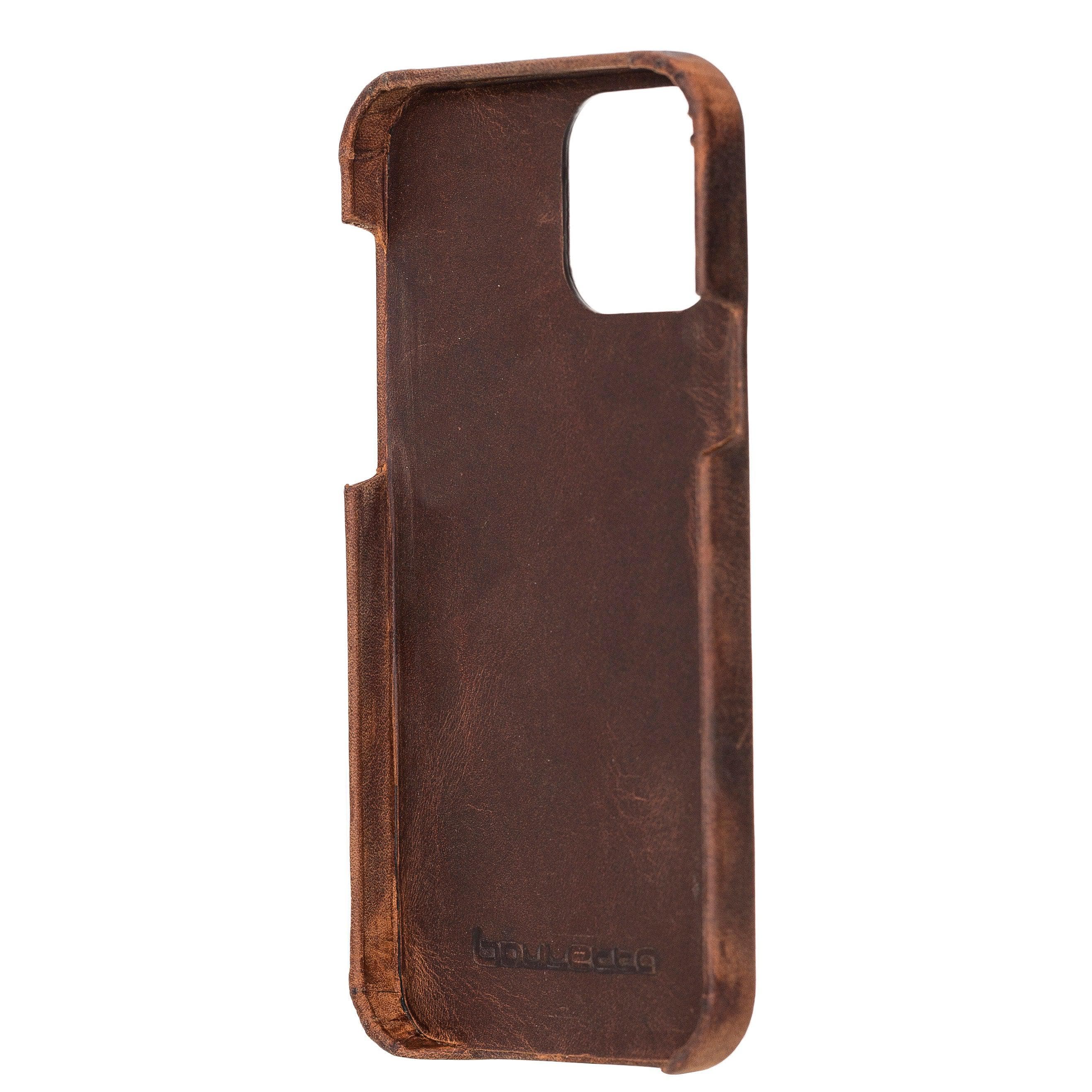 Fully Leather Back Cover for Apple iPhone 12 Series Bouletta LTD