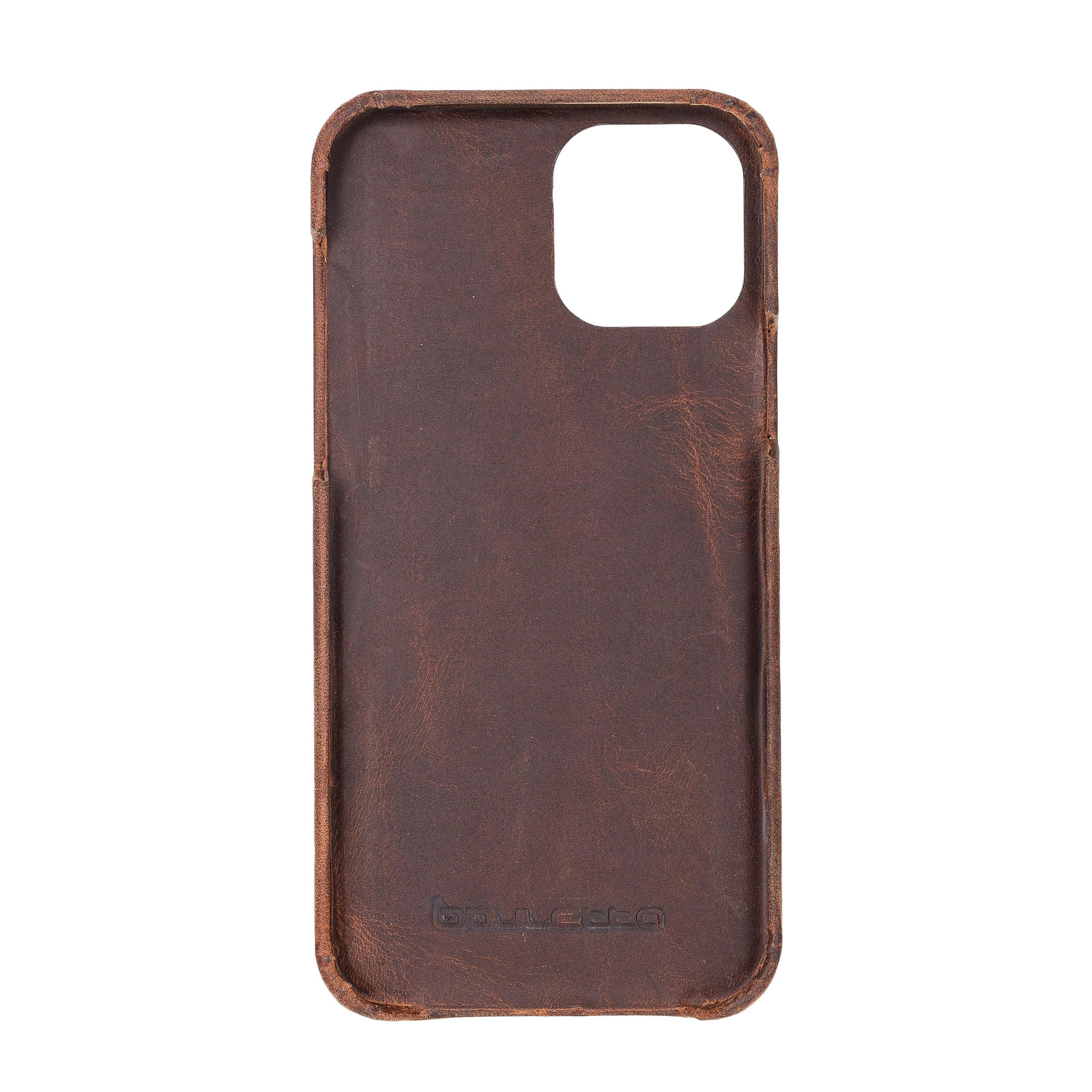 Fully Leather Back Cover for Apple iPhone 12 Series Bouletta LTD