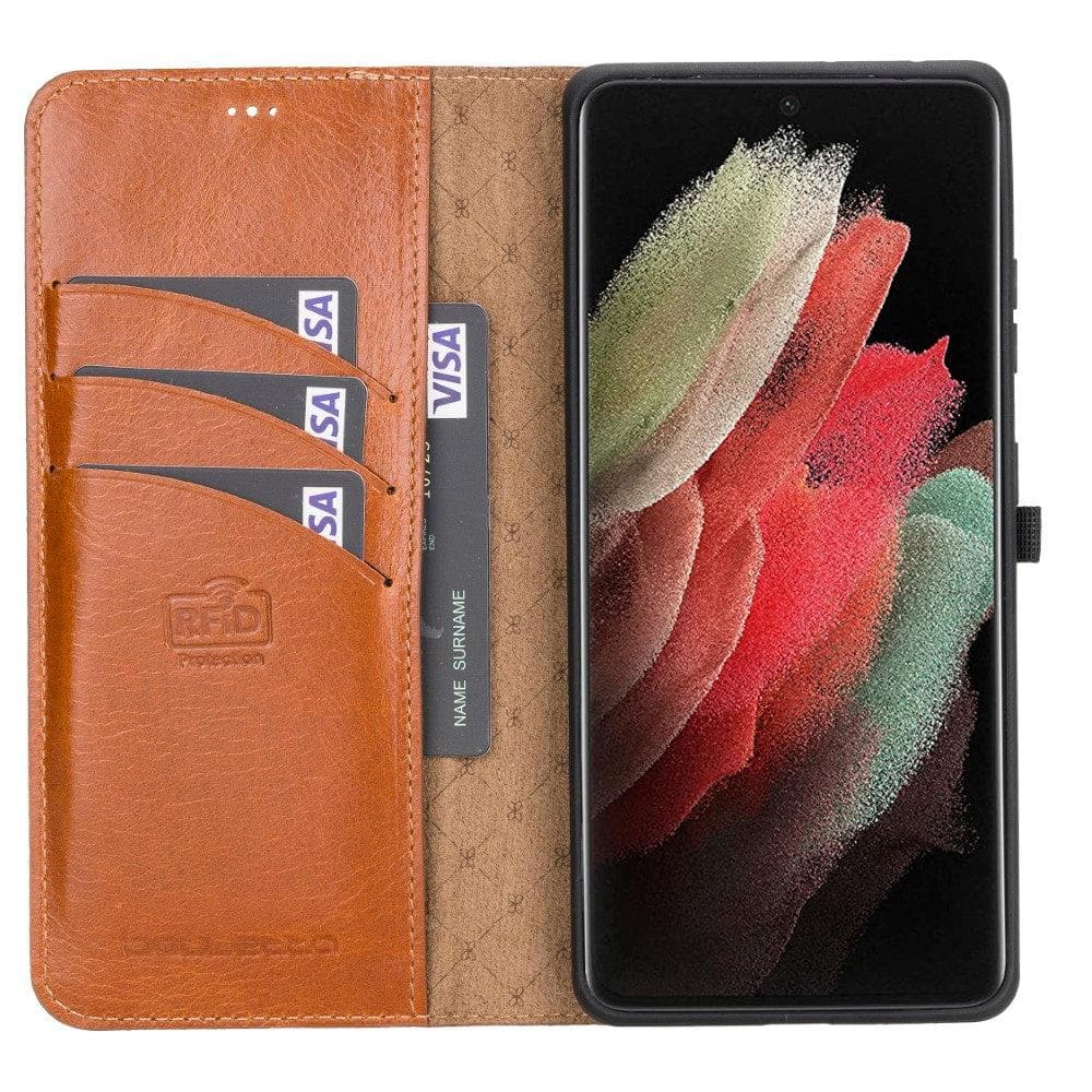 Magnetic Detachable Leather Wallet Cases for Samsung Galaxy S21 Series Bouletta LTD