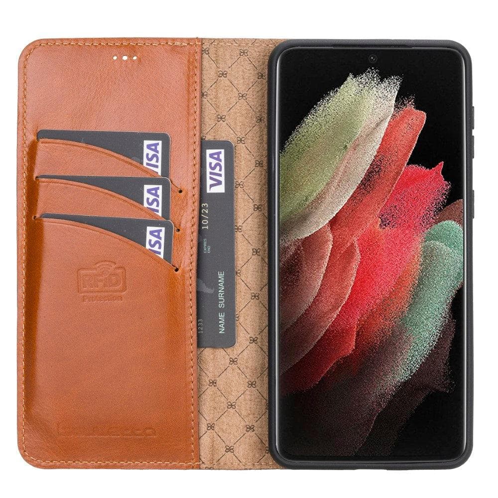 Magnetic Detachable Leather Wallet Cases for Samsung Galaxy S21 Series Bouletta LTD