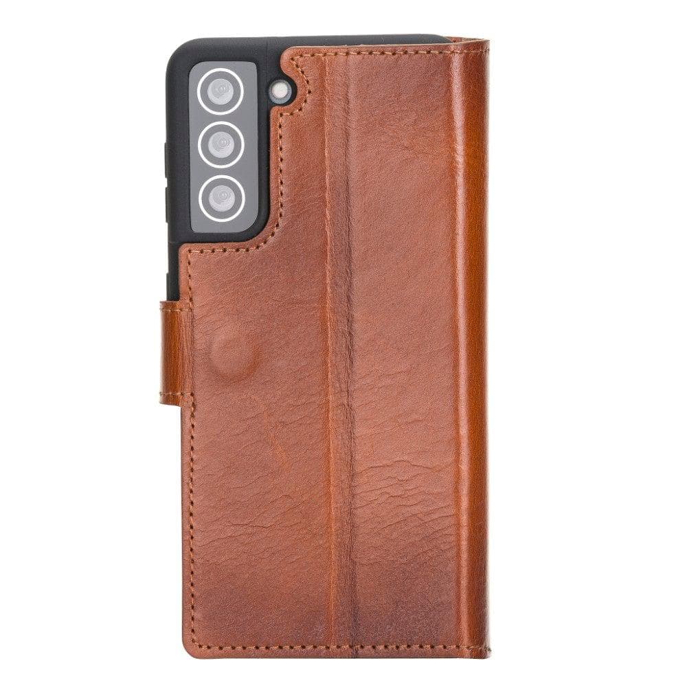 Non-Detachable Leather Wallet Cases for Samsung Galaxy S21 Series Bouletta LTD