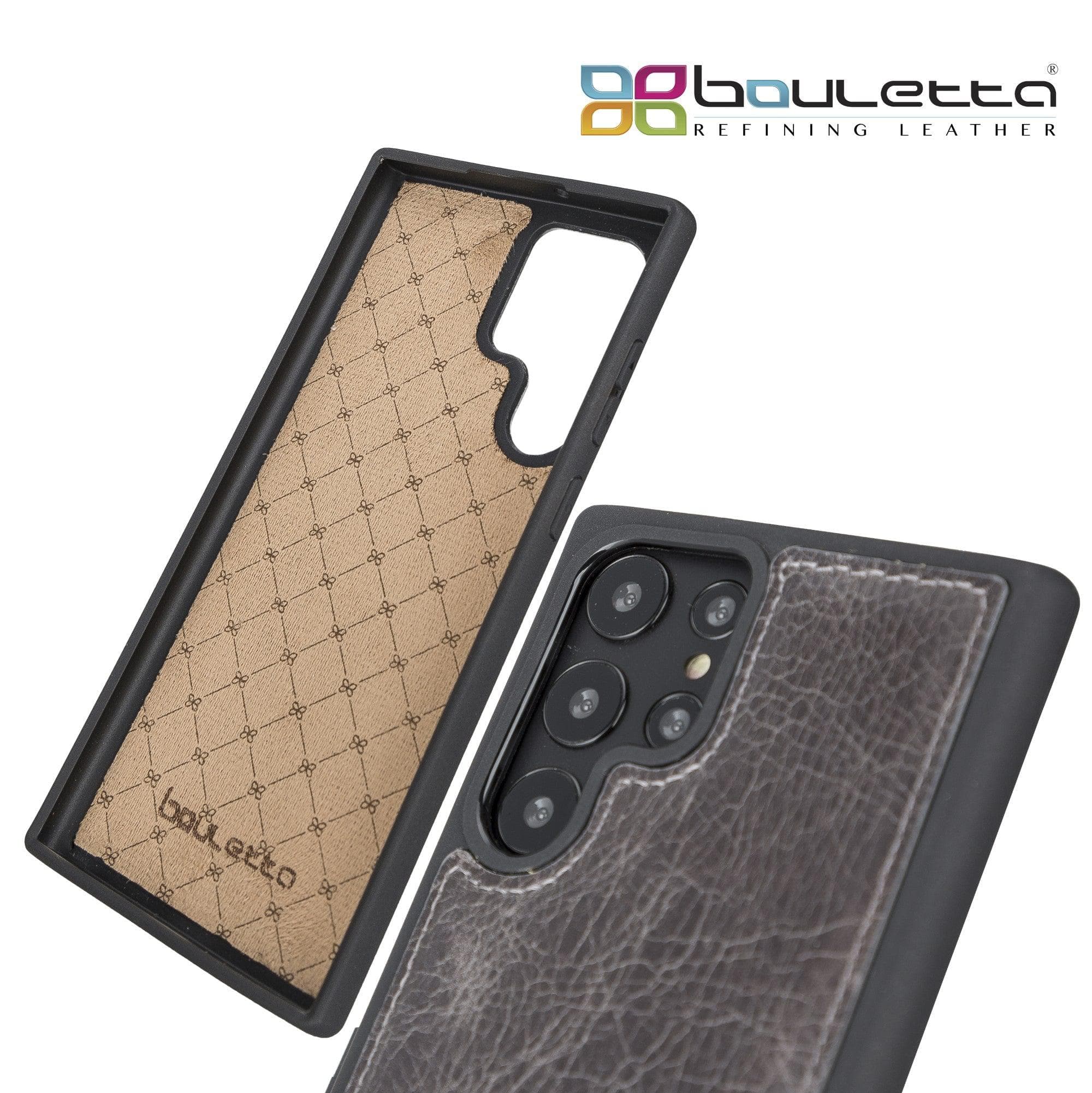 Samsung Galaxy S22 Series Genuine Leather Slim Back Cover Case Bouletta LTD