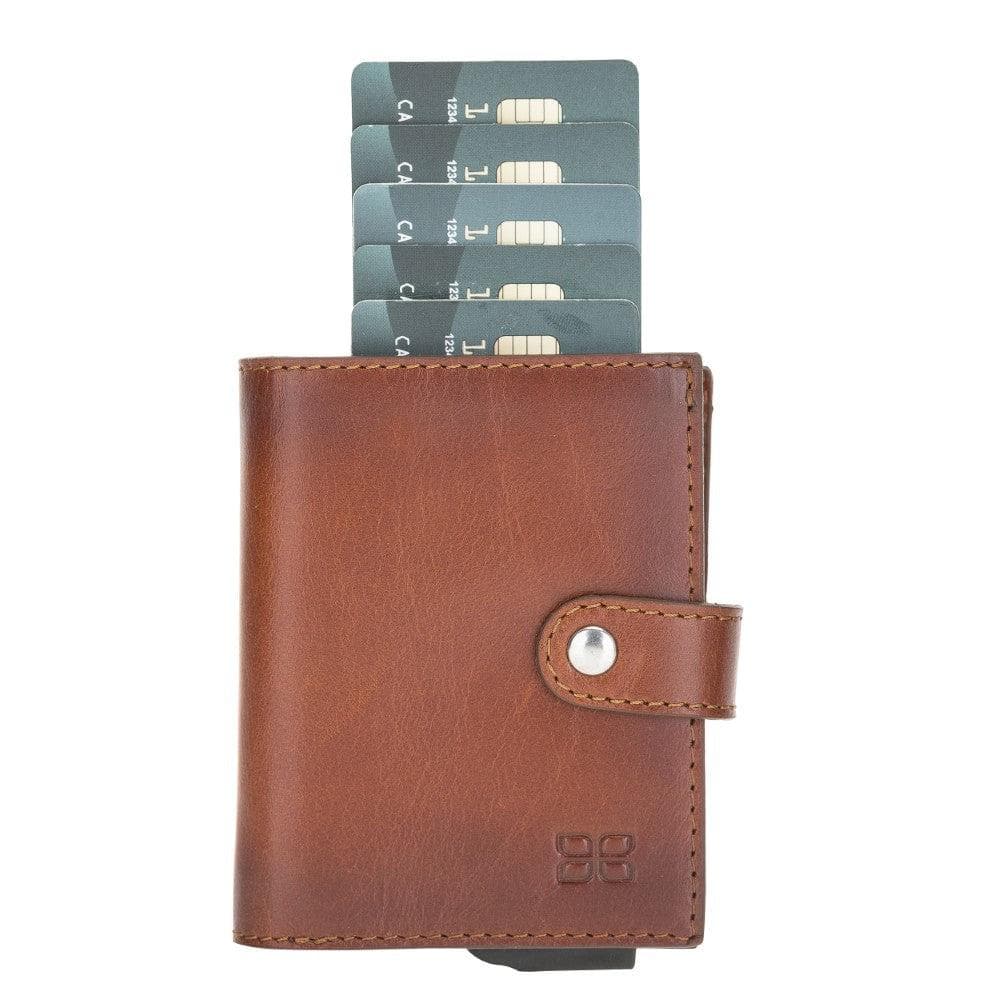 Palermo Zip Mechanical Leather Card Holder Bouletta LTD